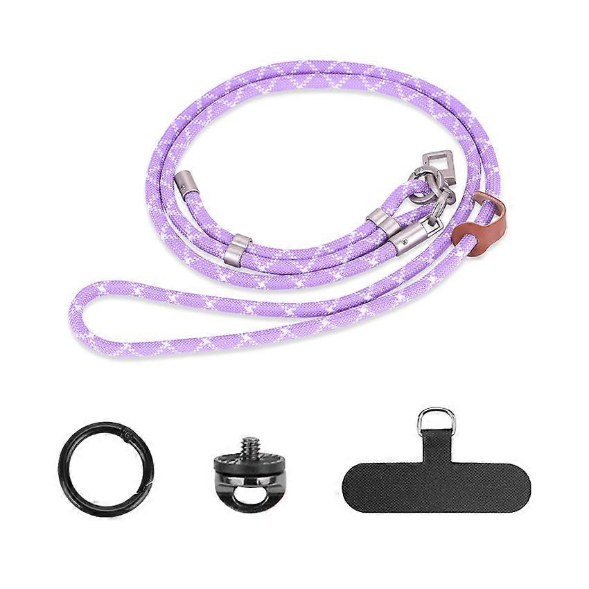 Multi-Function Safety Lanyard for Action 5 Pro/Osmo 360/Pocket 3/Insta360 X5/Action Cameras (Purple)
