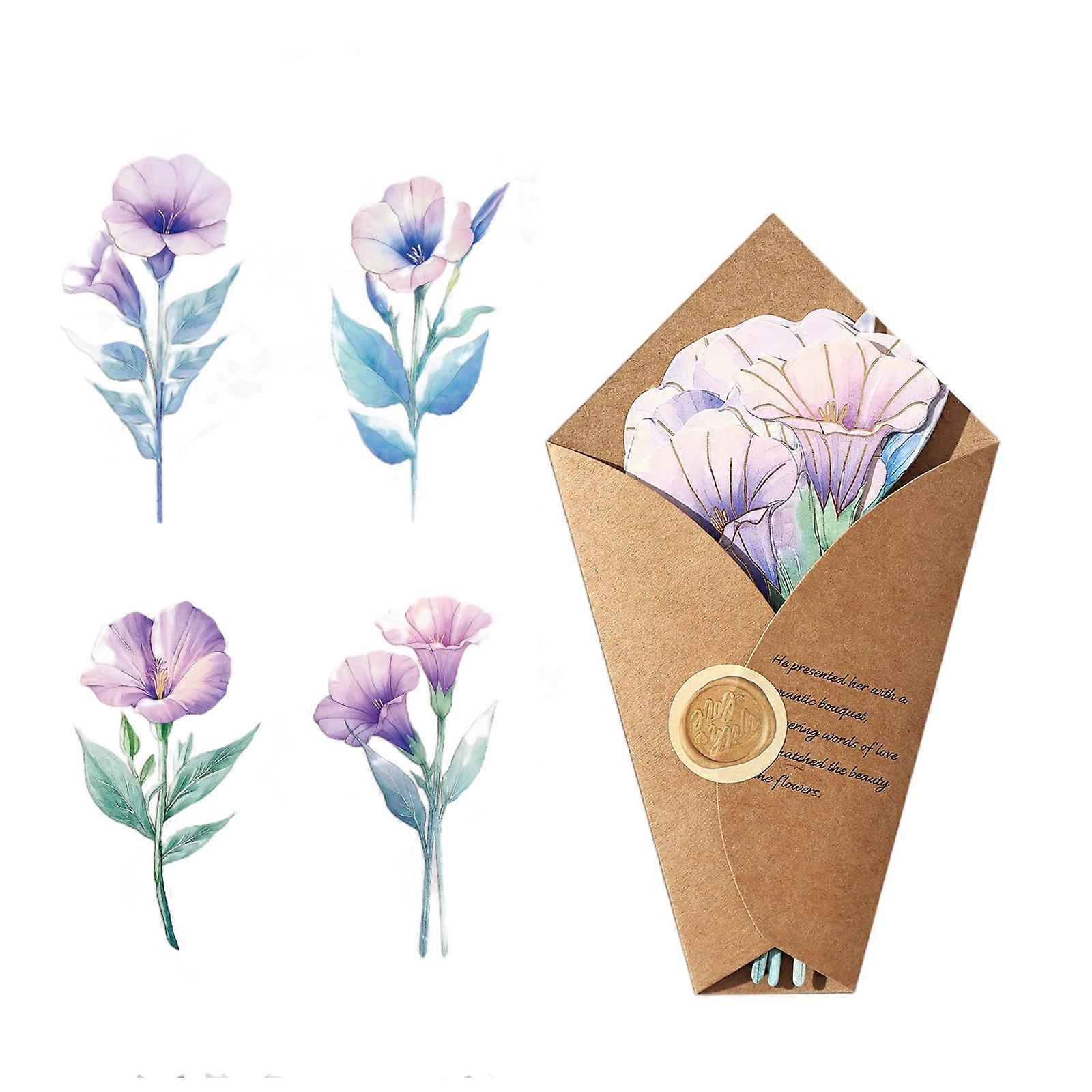 PET Laminated Scrapbooking Materials with Foil Detailing Decorative Projects Crafting Sheets Suitable for Art Journals Multicolor