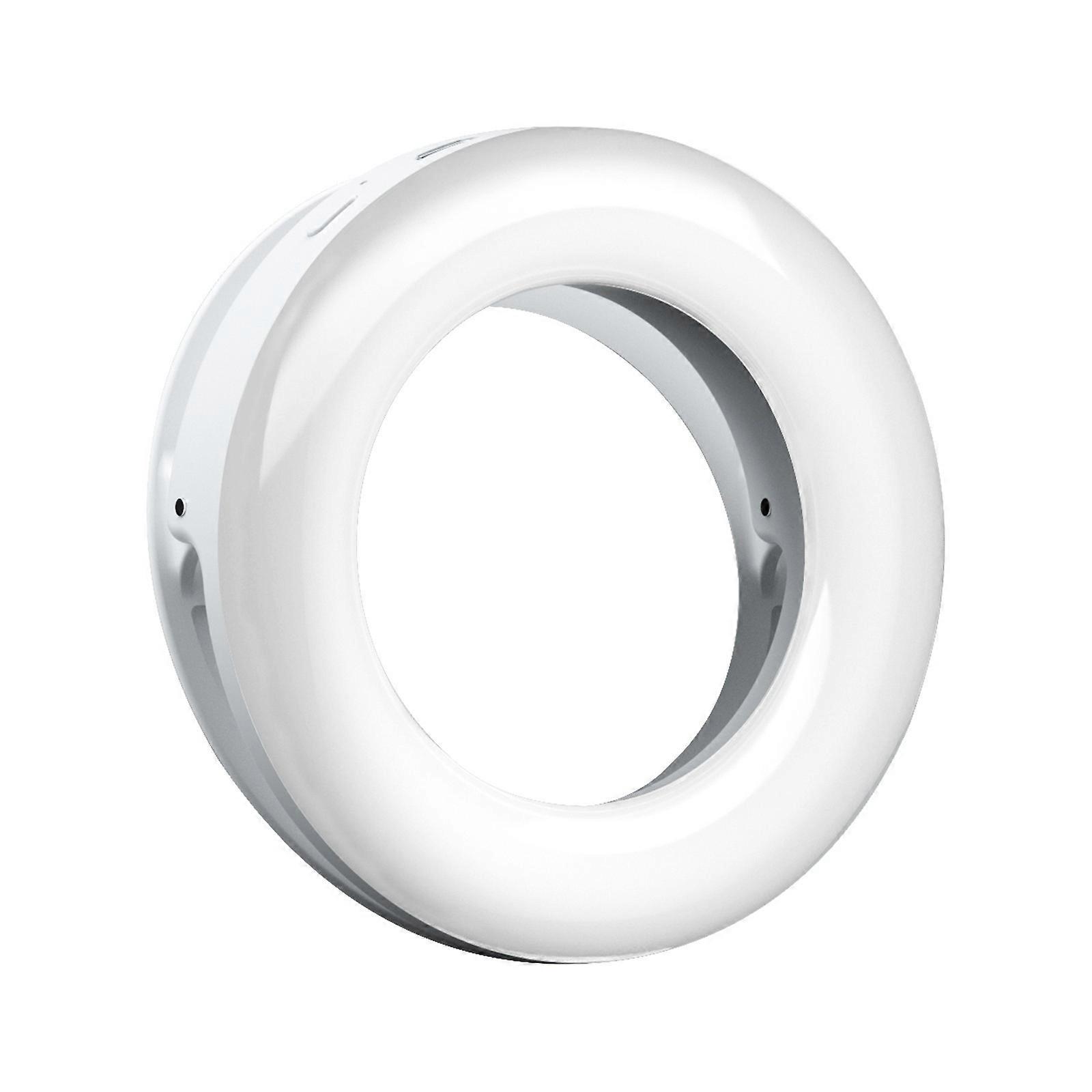 Mobile Selfie Light USB LED Rings Light 3 Color Temperatures For Selfie Meetings Content Creation  White