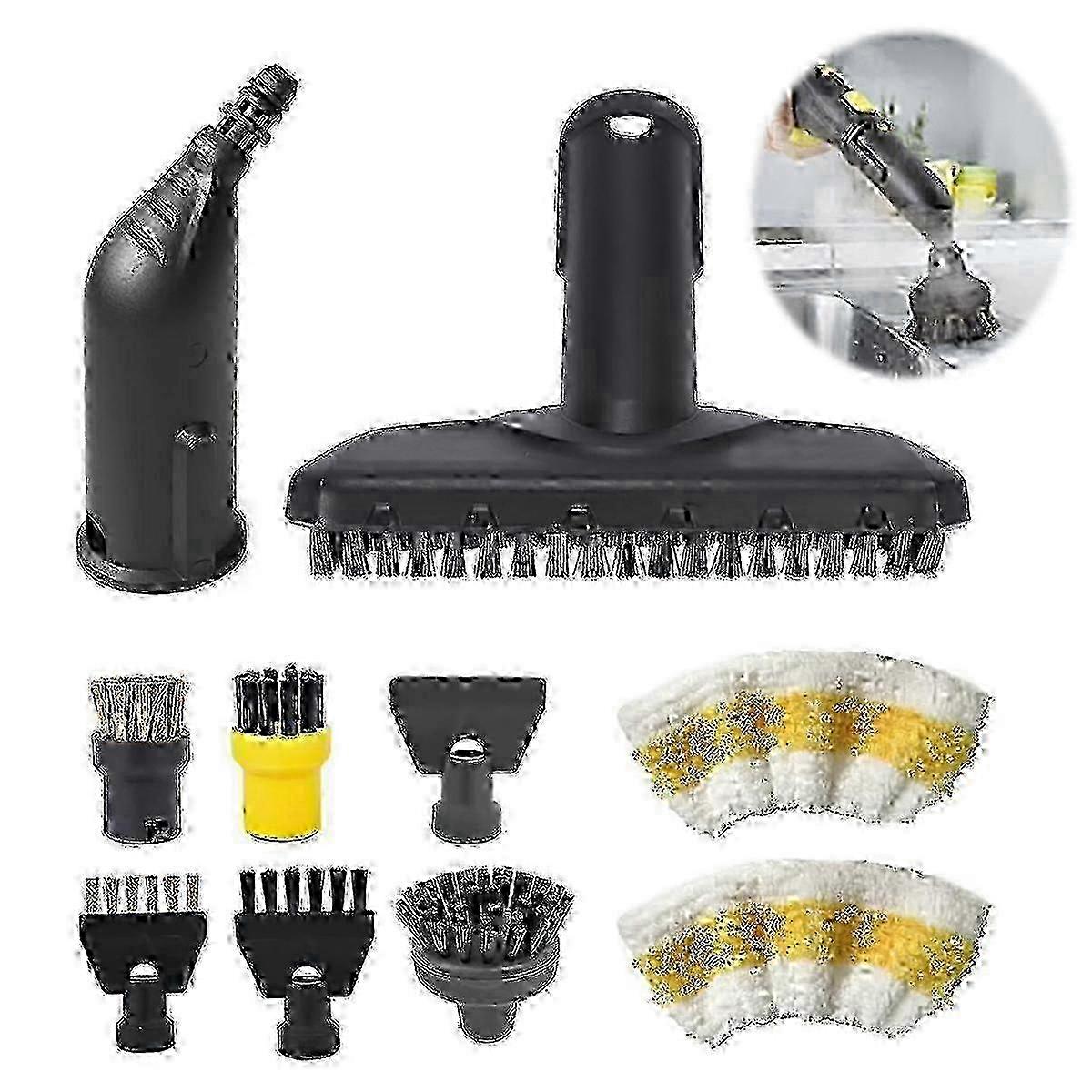 A 10-Piece Accessory Kit, Compatible with the Karcher Steam Cleaner SC1, SC2, SC3 and SC4 z