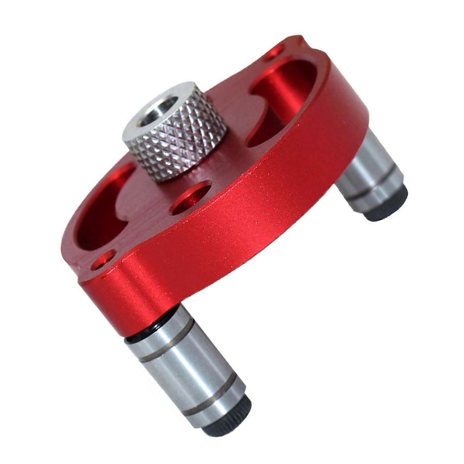 Self Centering Doweling Jig, Self Center Dowel Jig Handheld Drill Guide for Straight Holes Wood Panel Hole Puncher Multicolor