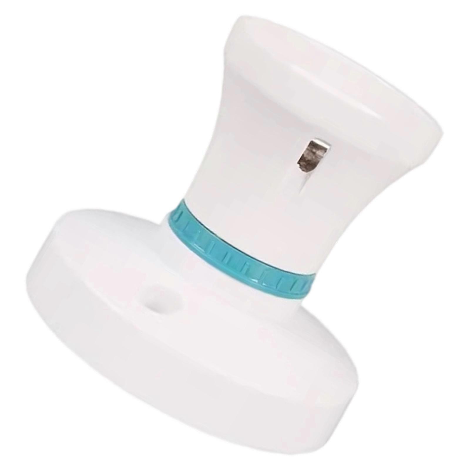 E27 Screw Ceiling Lamp Head Bulb Adapter Lamp Holder Converter Heat Resistant Round Lamp Holder Easy to Install  White and blue