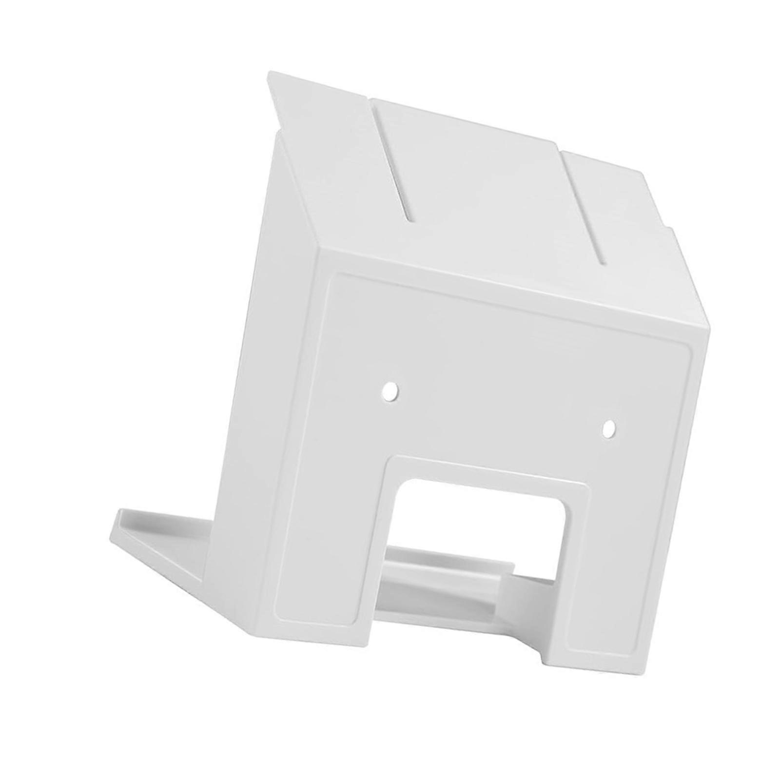 Suporte de parede para roteador e fonte de alimentação, compatível com satélite de 3ª geração, com design compacto e multicolorido.