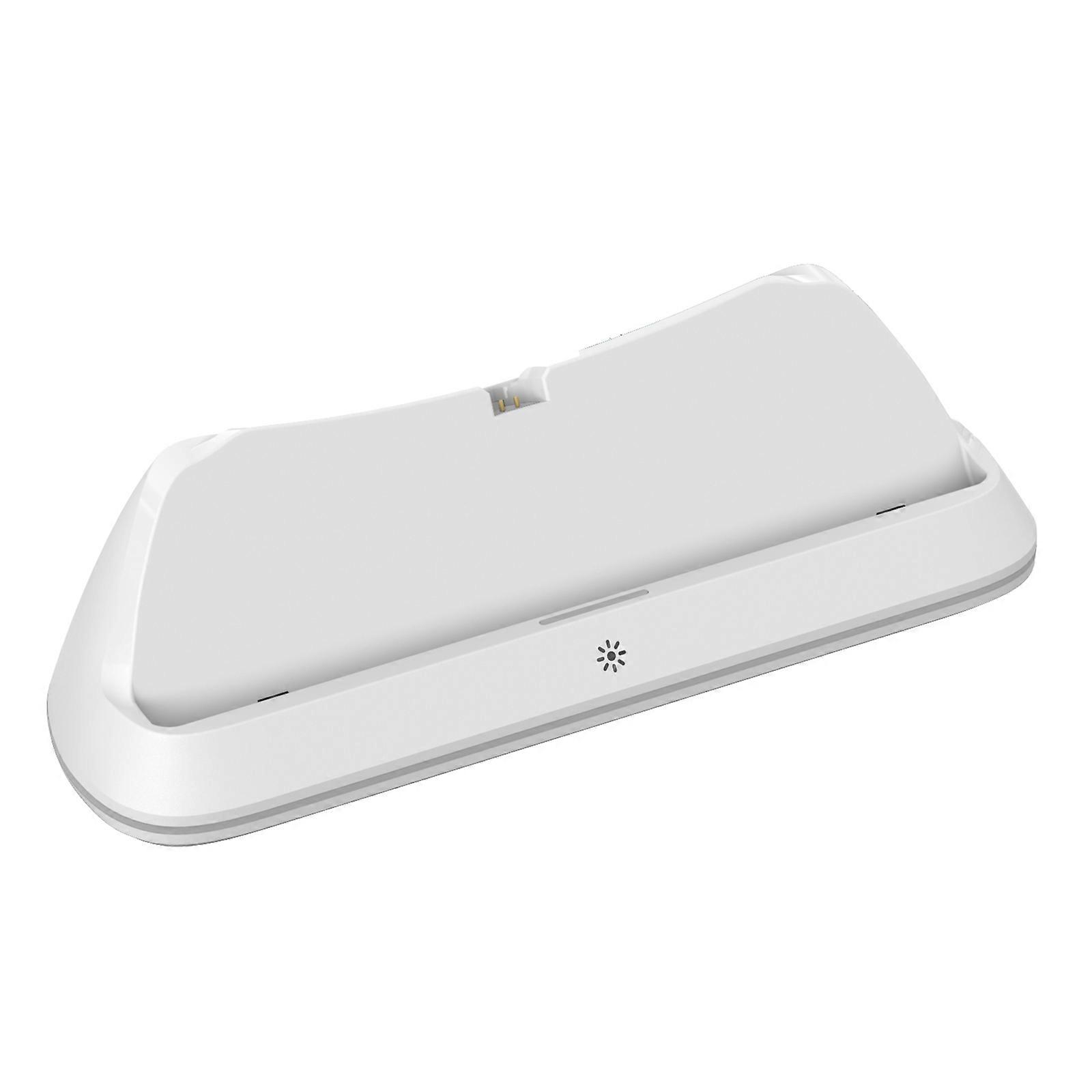 Charging Base for Console Game Console Charging Dock Charger Stand with Adjustable Light Fast Charging Holder  White