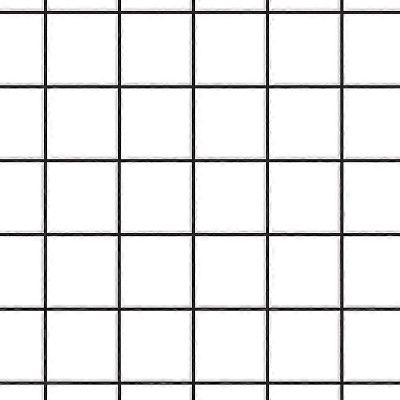 Dolls House White Square Tiles Dark Grout Gloss Card Flooring 1:12 Scale