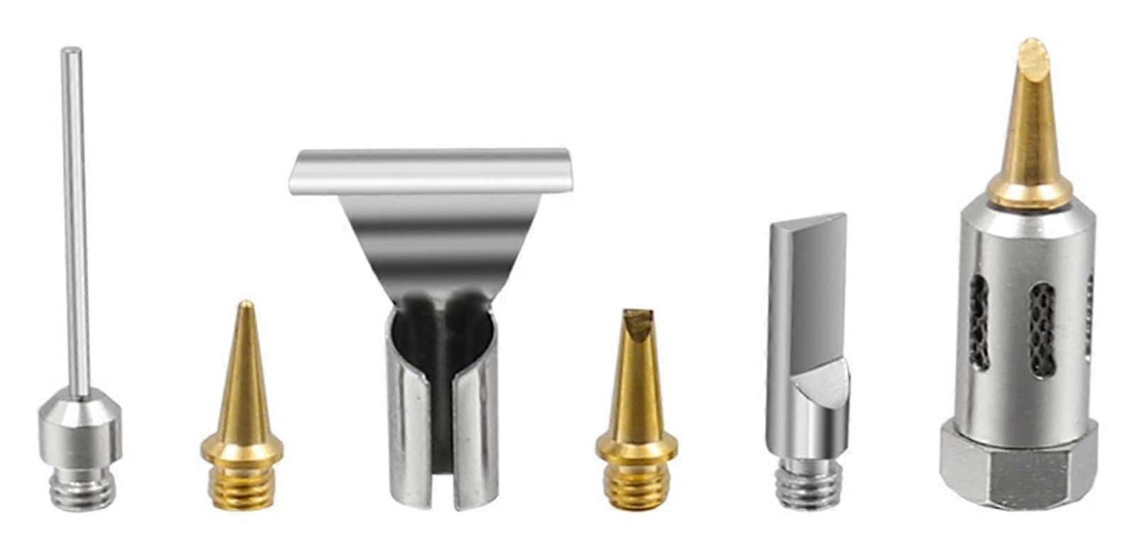 Soldering Iron Kit Six Piece Set with Refillable Core Tools for Home and PC