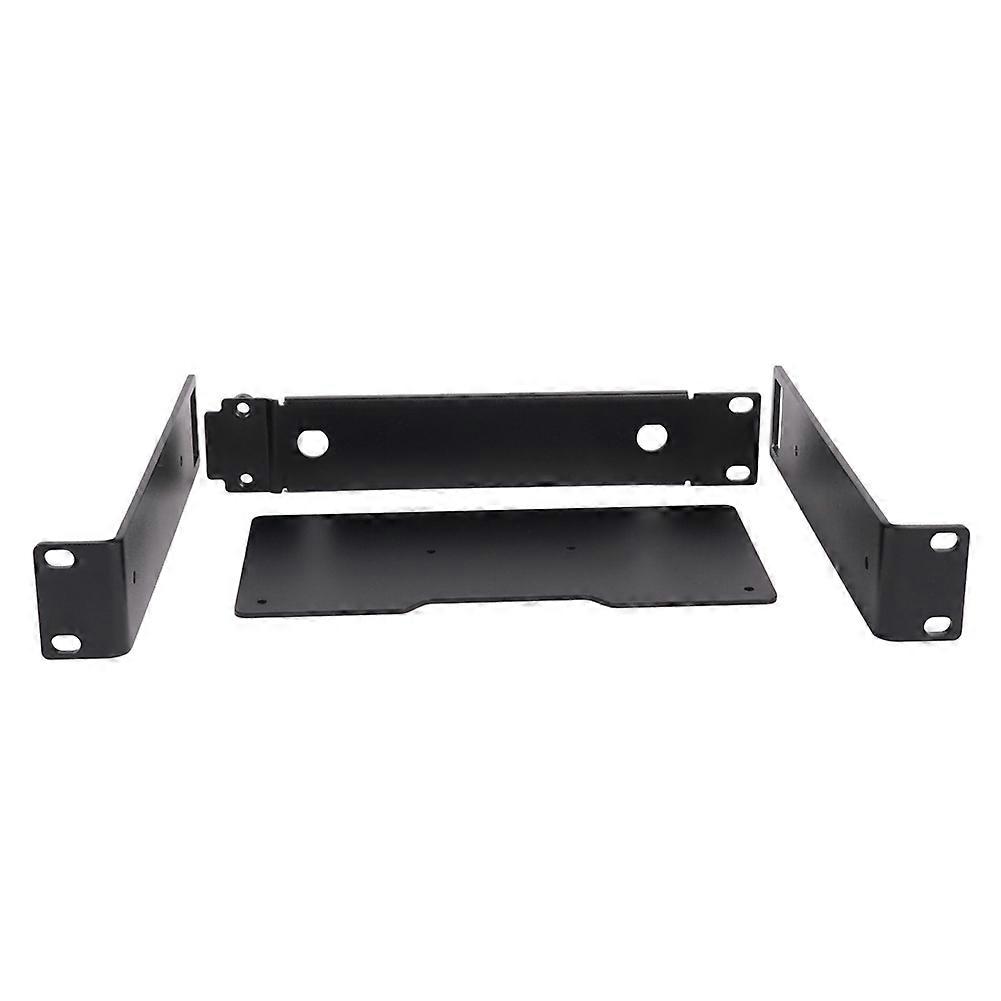 Rackmount Rack Metal Frame for Wireless Microphone System Wireless Ear Return Bracket Rack Black
