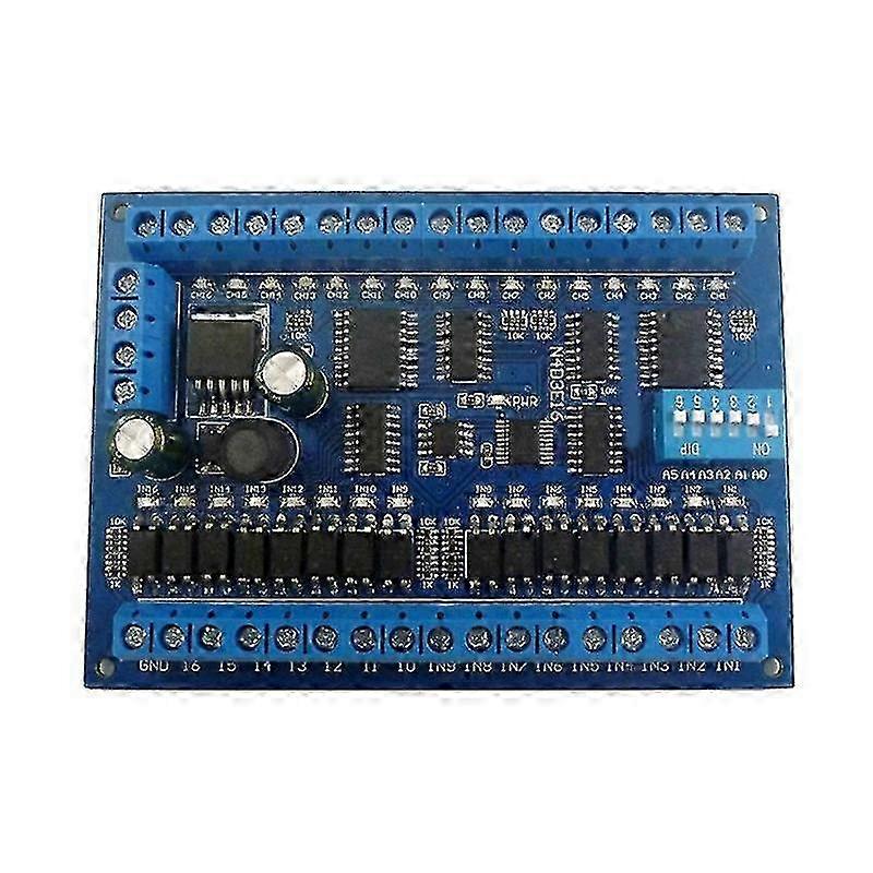 m 12V 24V 16 In 16 Out RS485 Remote Control Switches PLC IO Expansion Board