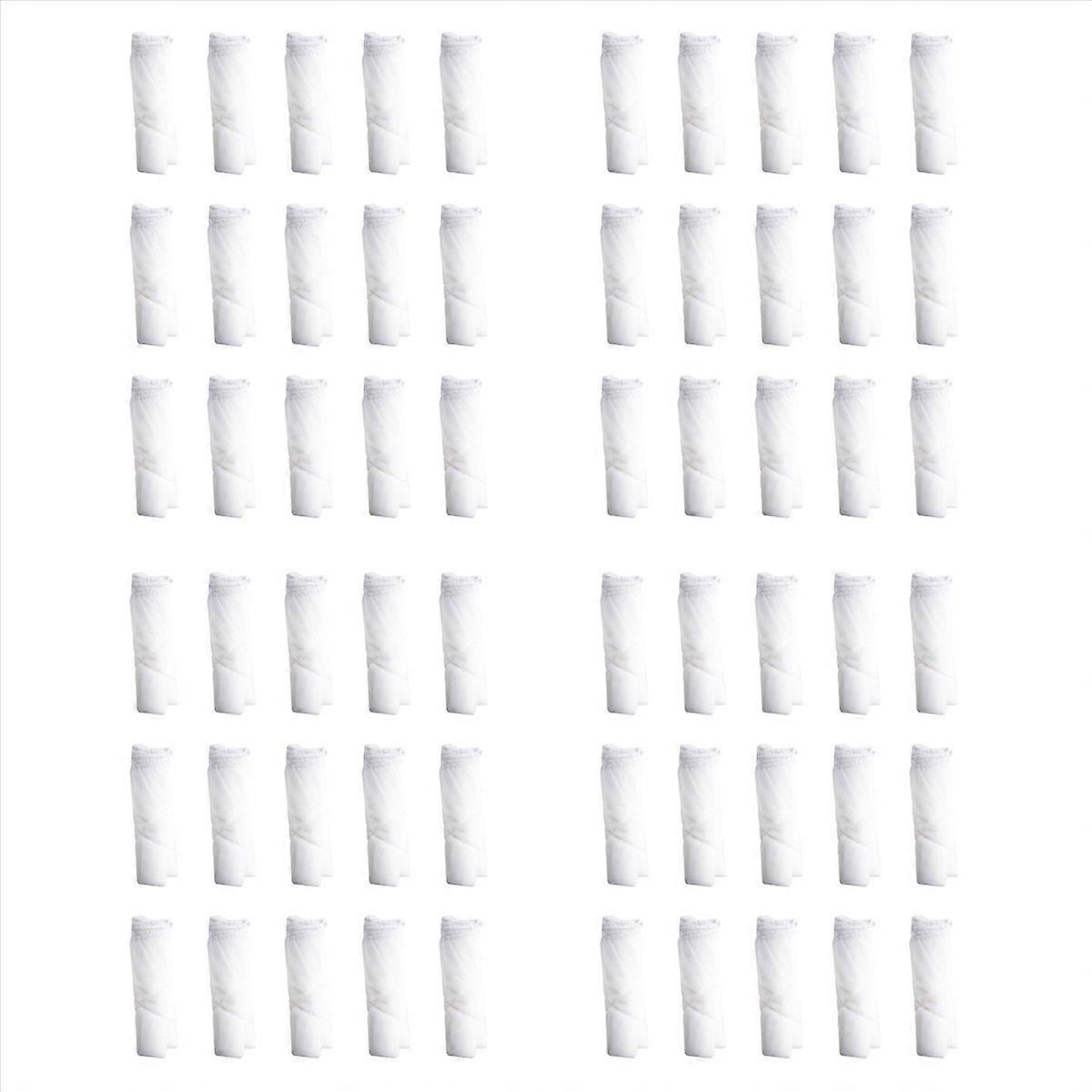 80 Pack Strainer Bag, 5 Gallon Paint Strainer with Elastic Top Opening White Fine Mesh Filters Bag f