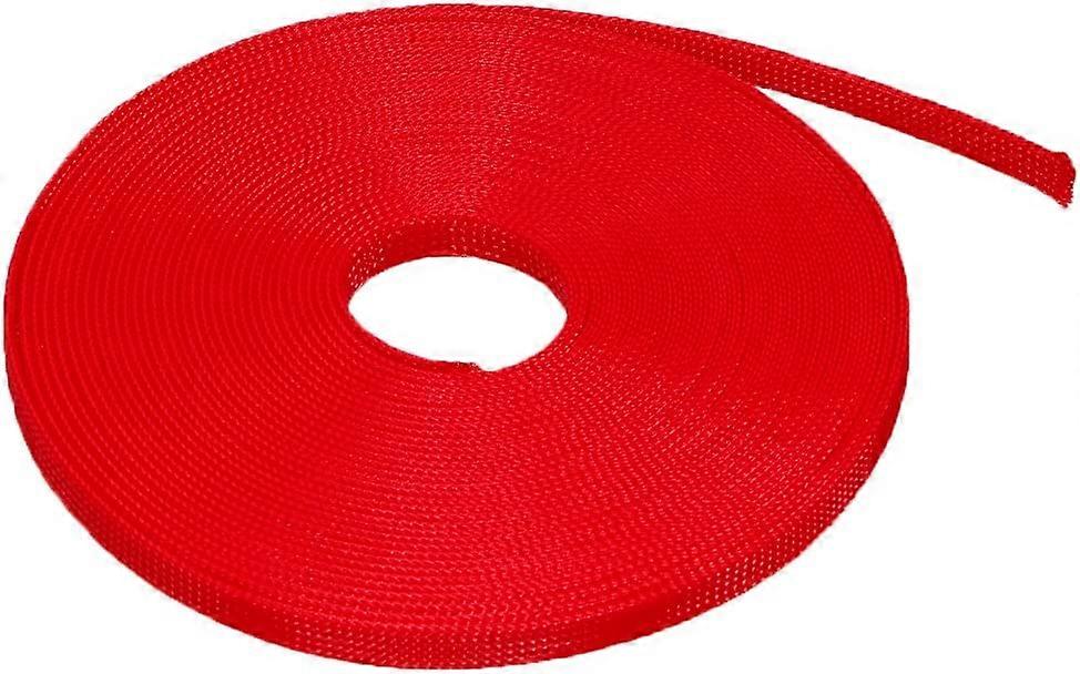 Expandable Sleeving, 3/8-inch 33ft Cable Sleeve, Red