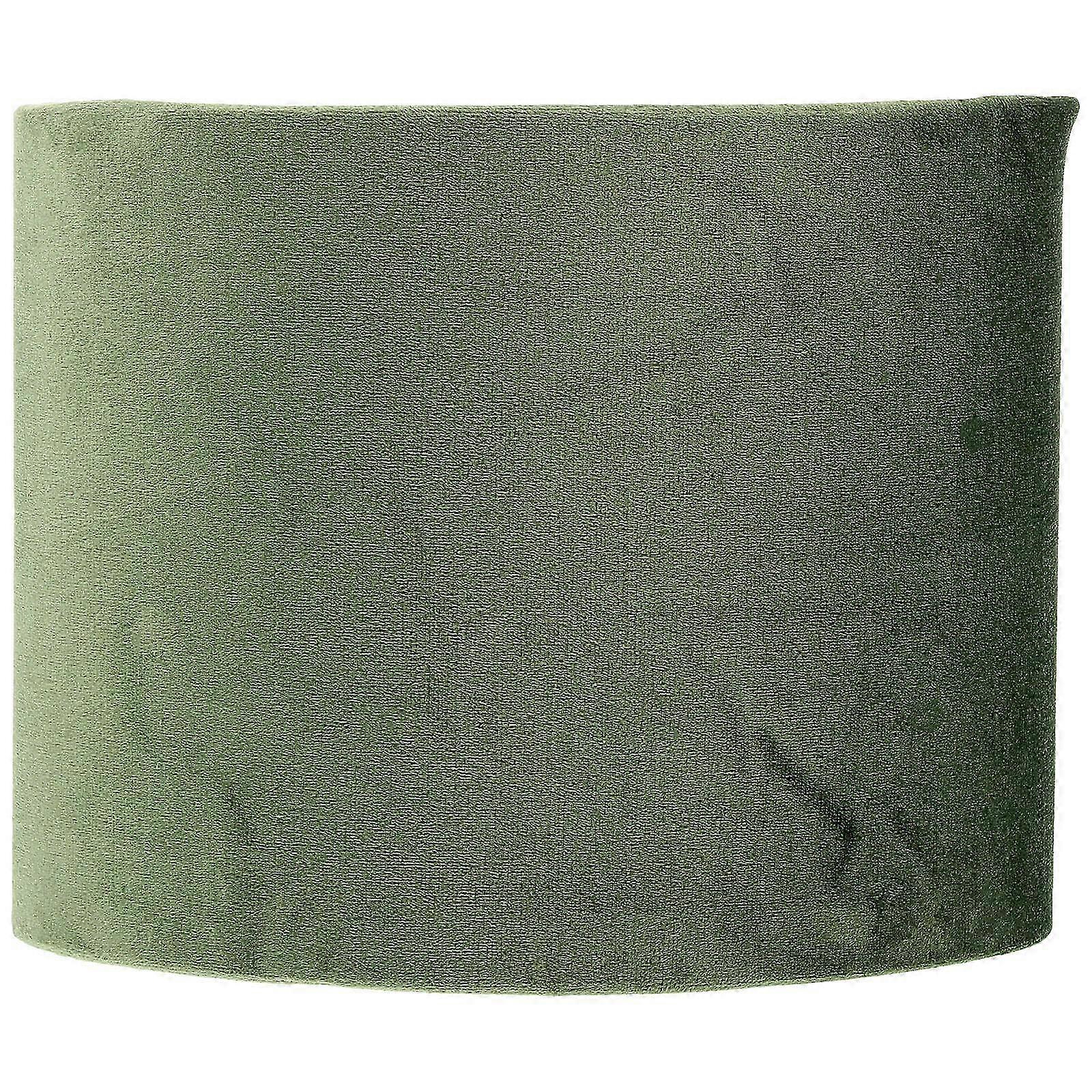 Abat-jour ovale pour lampadaire, lumière douce, vert foncé, couvercle en métal, 1 pièce