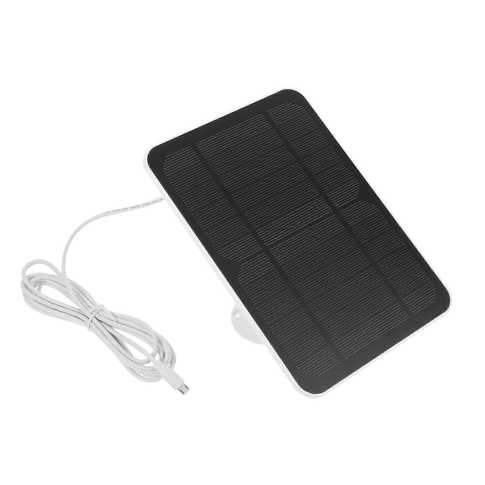 Solar Power Charging Panel For Security Camera Home Use 1Set Energy Saving