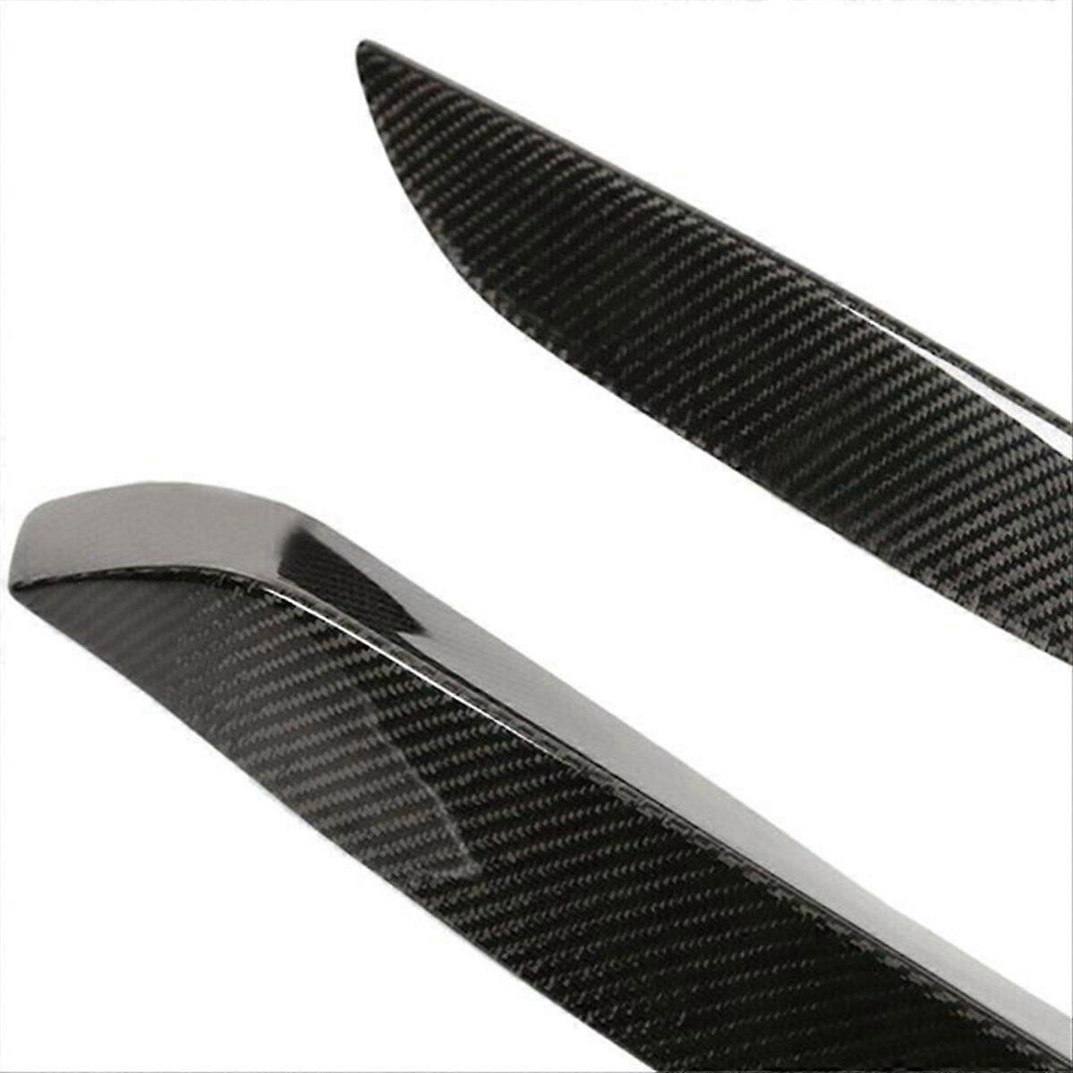 Real Carbon Fiber Front Bumper Side Splitter Canards Lip Spoiler for F80 M3 F82 F83 2015-2018