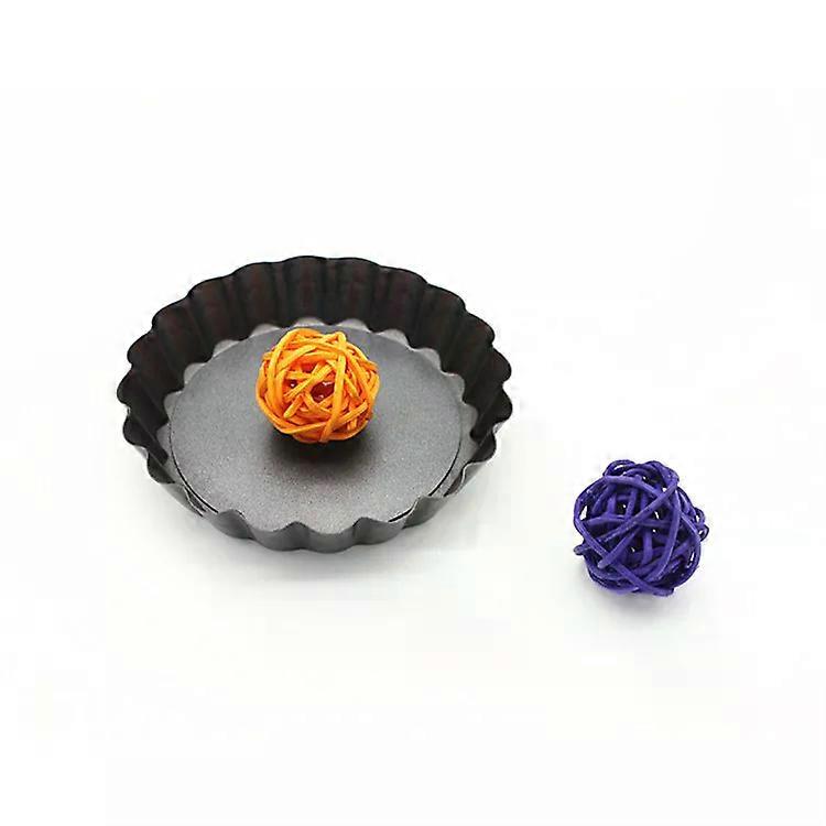 Baking Mold Breadfruit Pie Baking Pan 4-inch Round Movable Bottom Chrysanthemum Non Stick Cake Mold