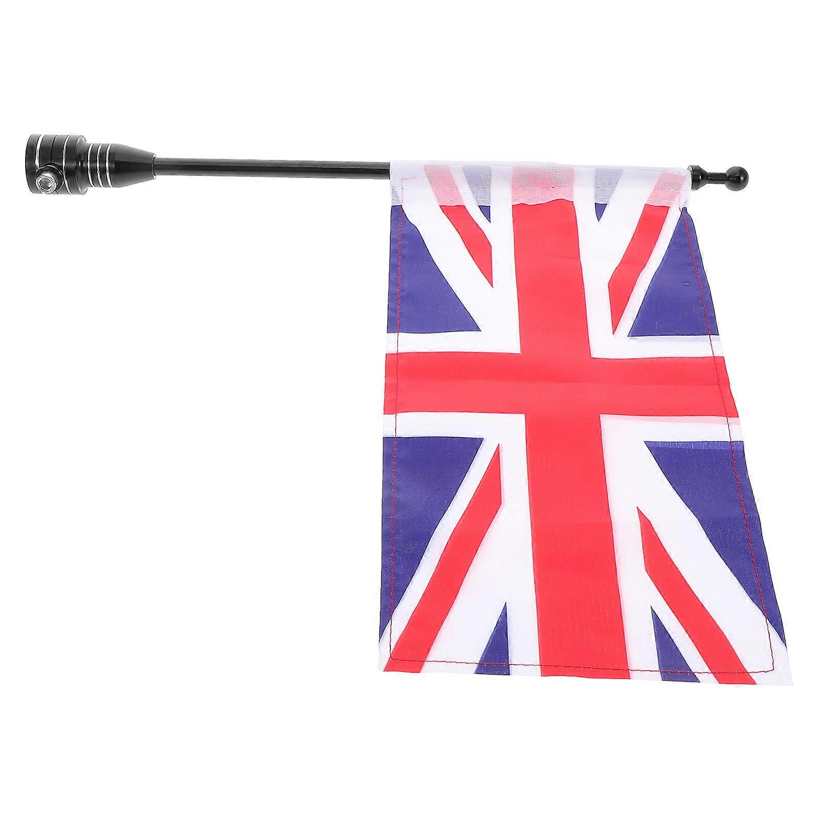 Vehicle Use Flag Pole Designed For Car Decoration Featuring Round Black Pole And Function 1Set