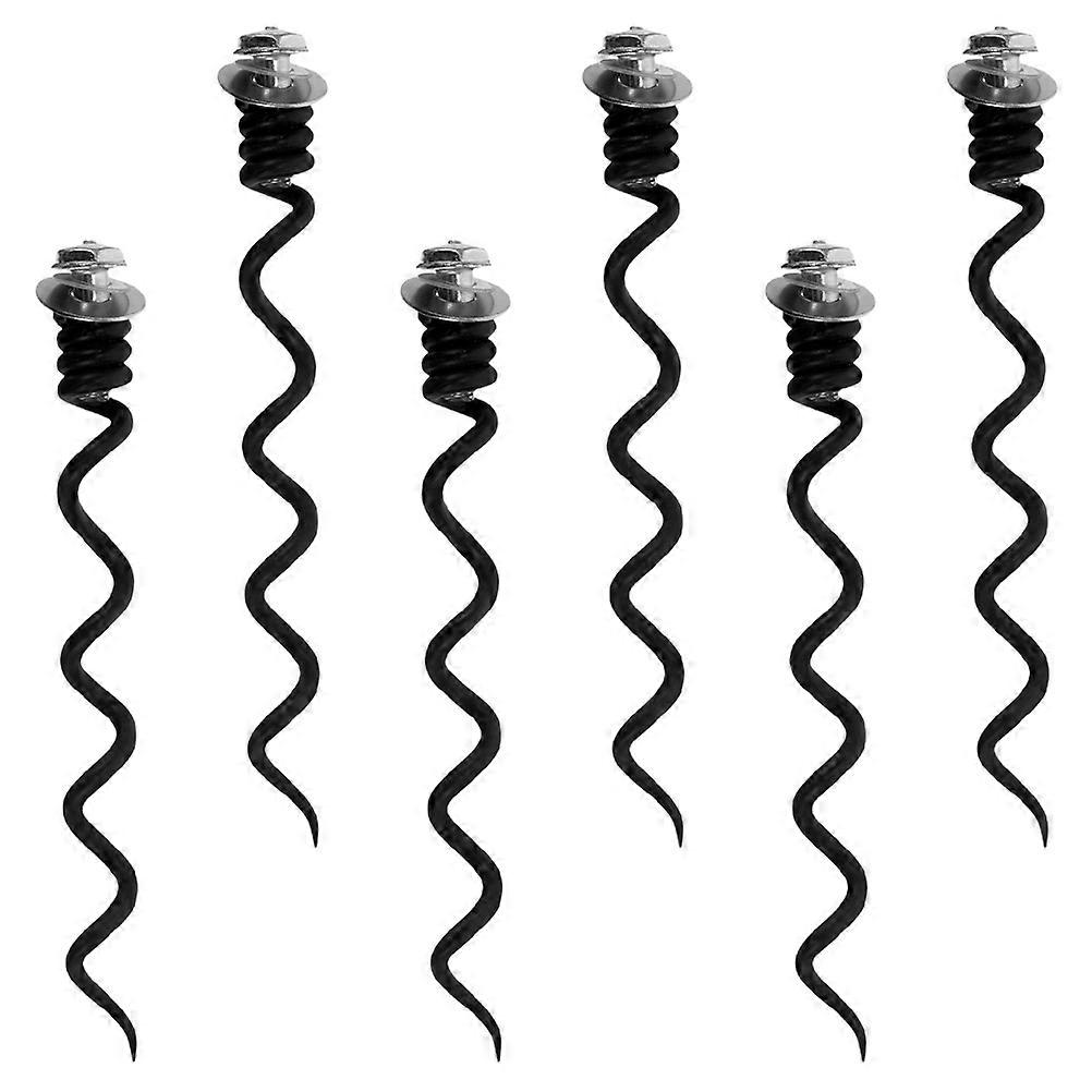 Screw Metal Replacement Part For Lovers 6Pcs Black