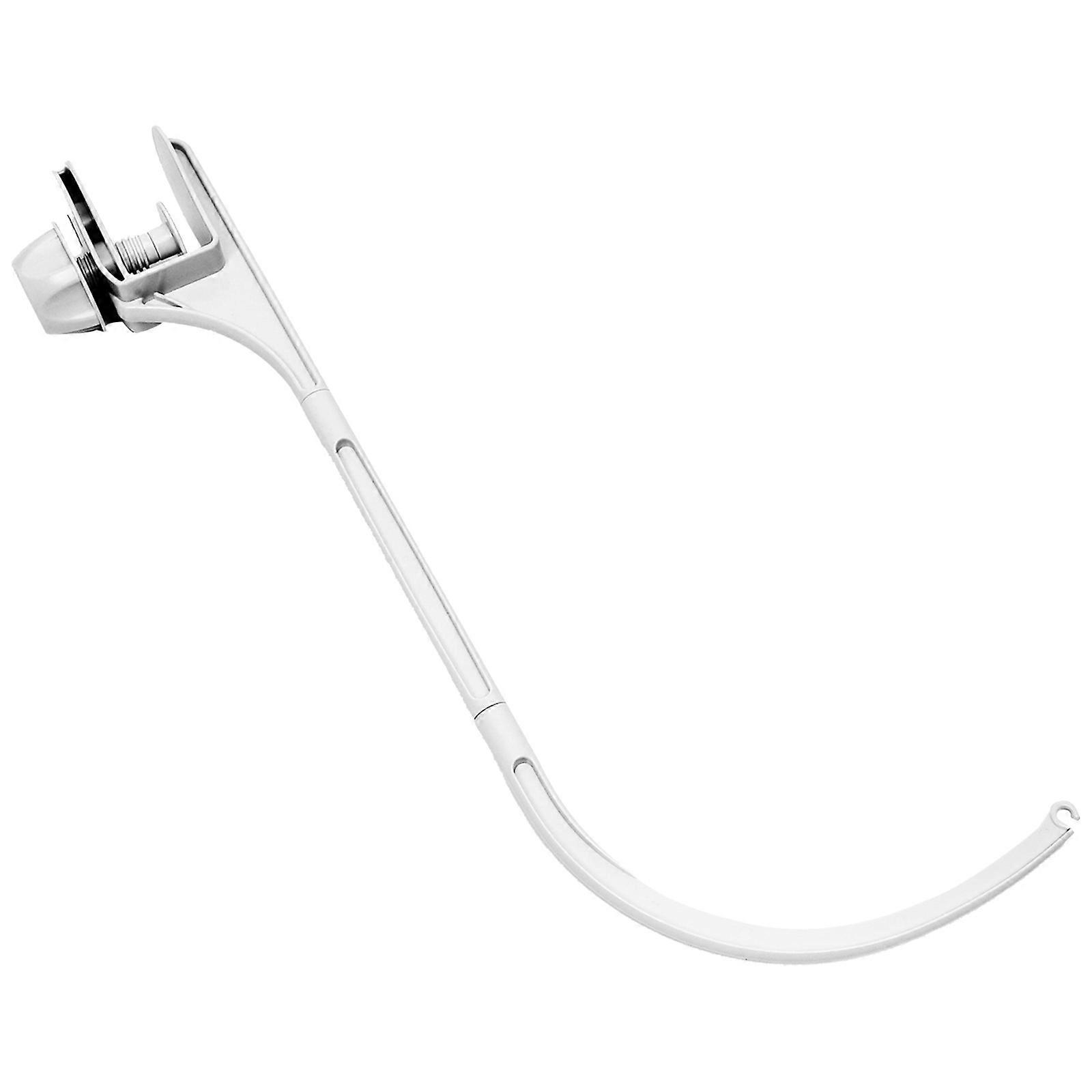 Crib Mobile Arm Stand for Hanging Crib Mobile 2Pcs White Plastic Adjustable