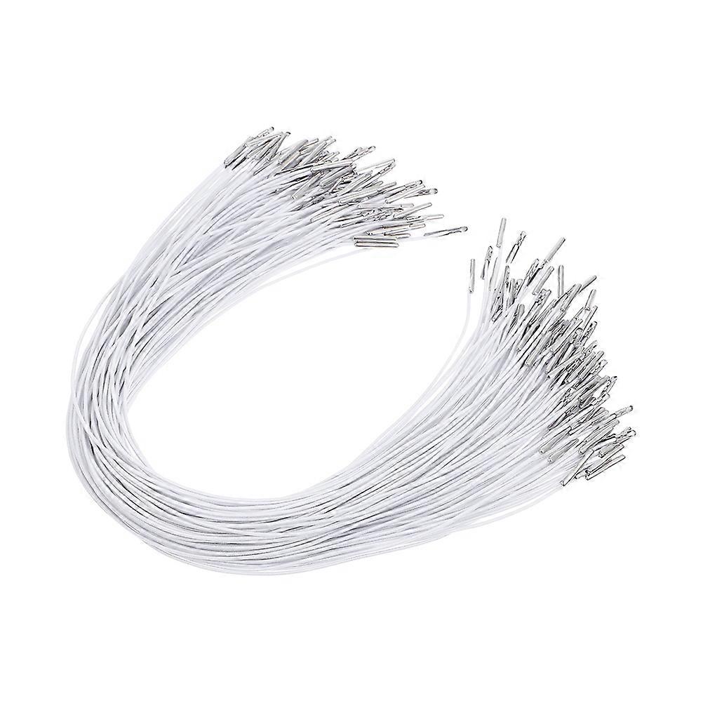 DIY White Elastic Band Elastic Barbed Cords with 200Pcs Stretch Loop Straps