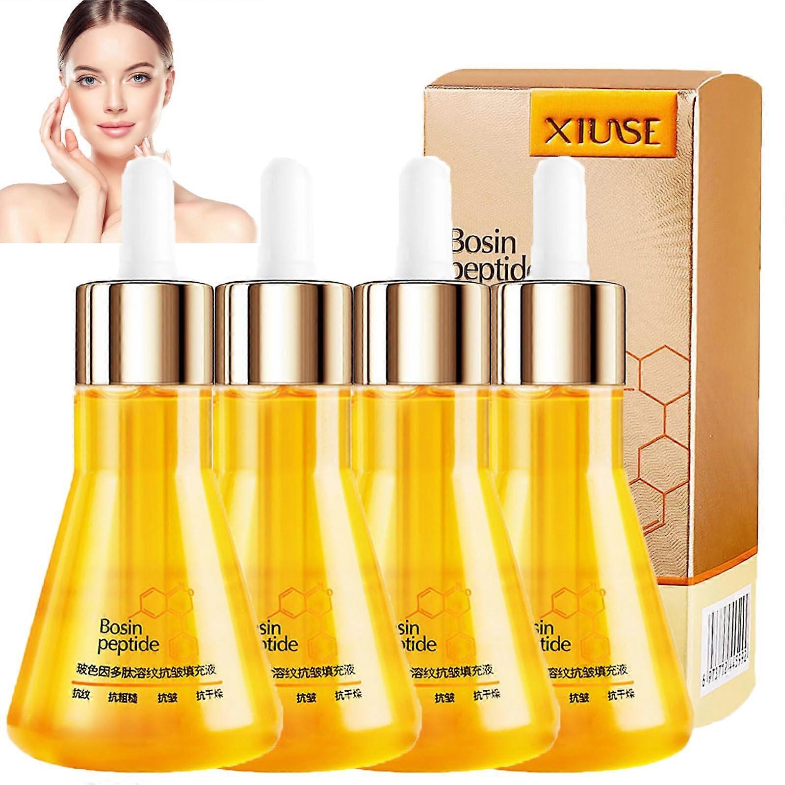 Peptide AntiAging Serum 4pcs Boosts Skin Elasticity Smooths Fine Lines Deep Hydration