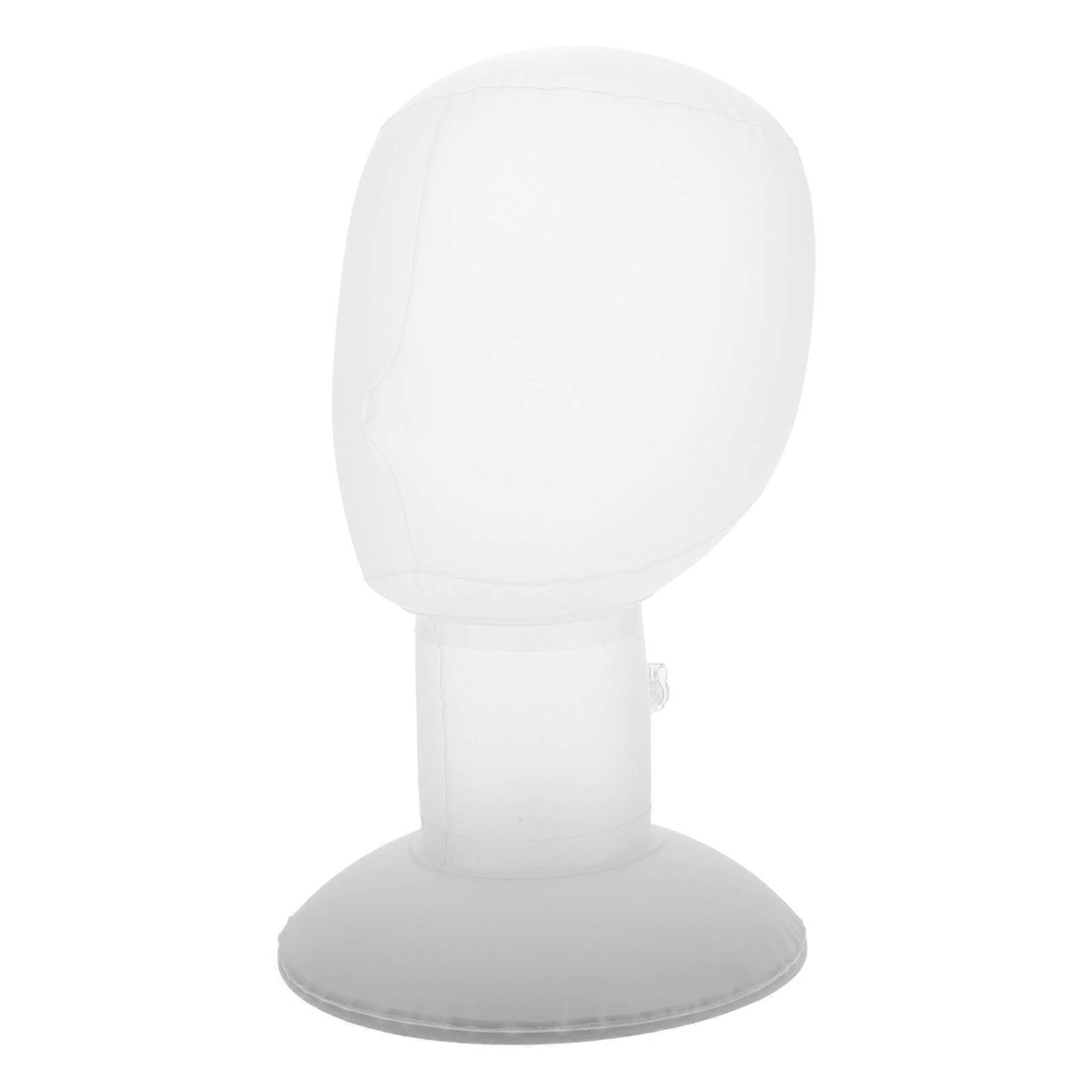 Mannequin Head Inflatable Stand for Wig Holder and Cap Display Organizer