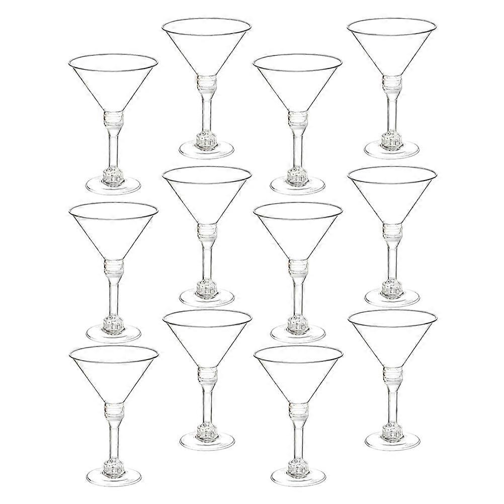 Unbreakable Cocktail Cup White Reusable for Drinking 14Pcs Party Use
