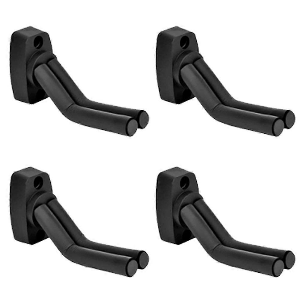4pcs Guitar Wall Hanger Stands Ukulele Wall Mount Violin Hook Holder Display Rack Bracket