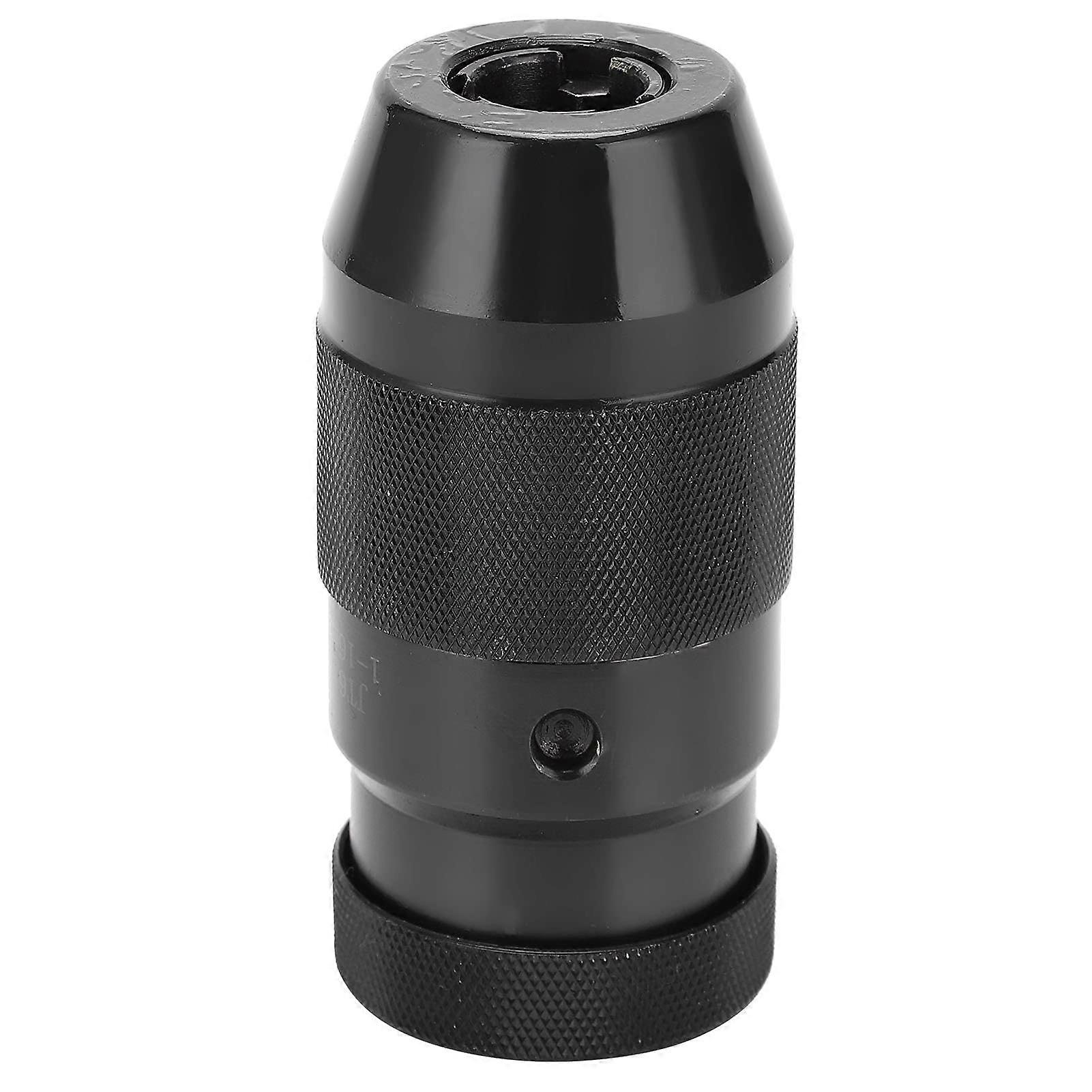 Self Tightening Drill Chuck 116mm JT6 Taper Hole Wide Range Quick Bit Change for Lathe and Bench Drill