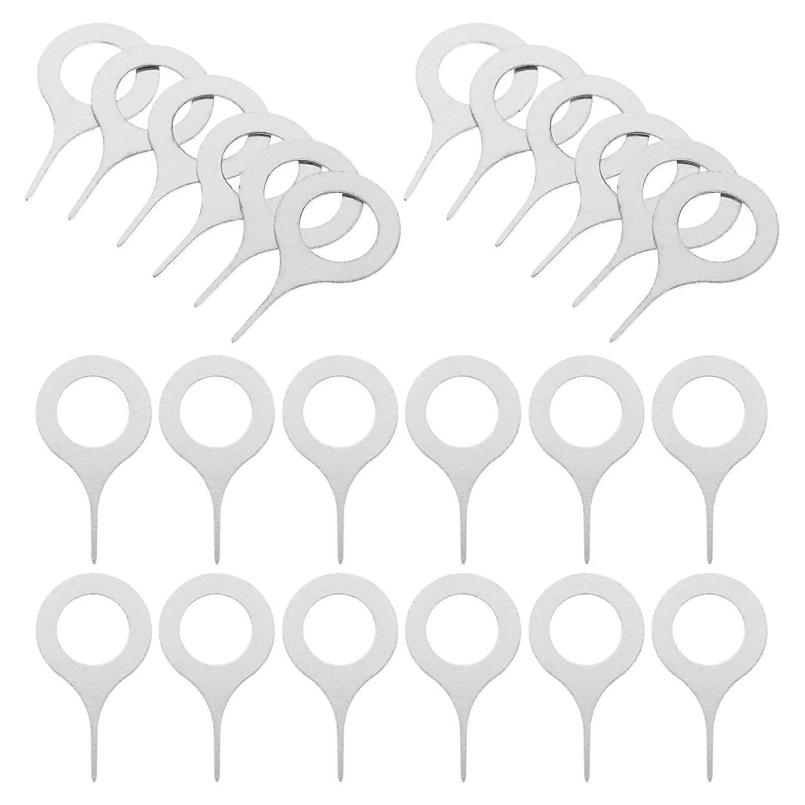 100Pcs Universal Sim Card Ejector Tool Stainless Steel for Mobile Phone Removal