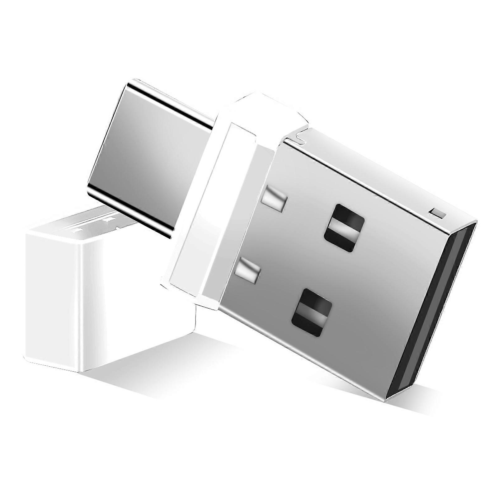 2 in 1 USB/Type-C Mouse Jiggler Portable Mini Mouse Mover,Driver-Free for Computers,Laptops