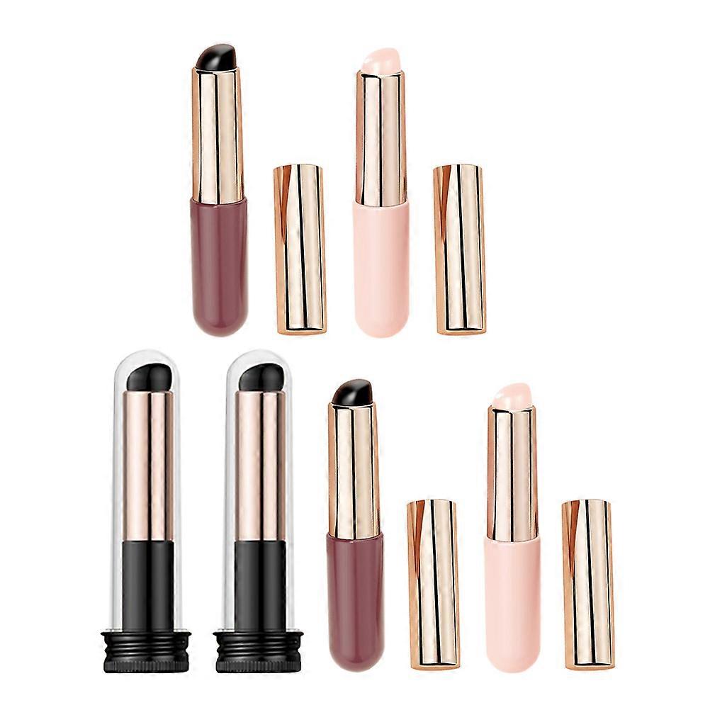 Gradient Nail Brushes for Professional Acrylic Nails 6Pcs Silicone Applicator