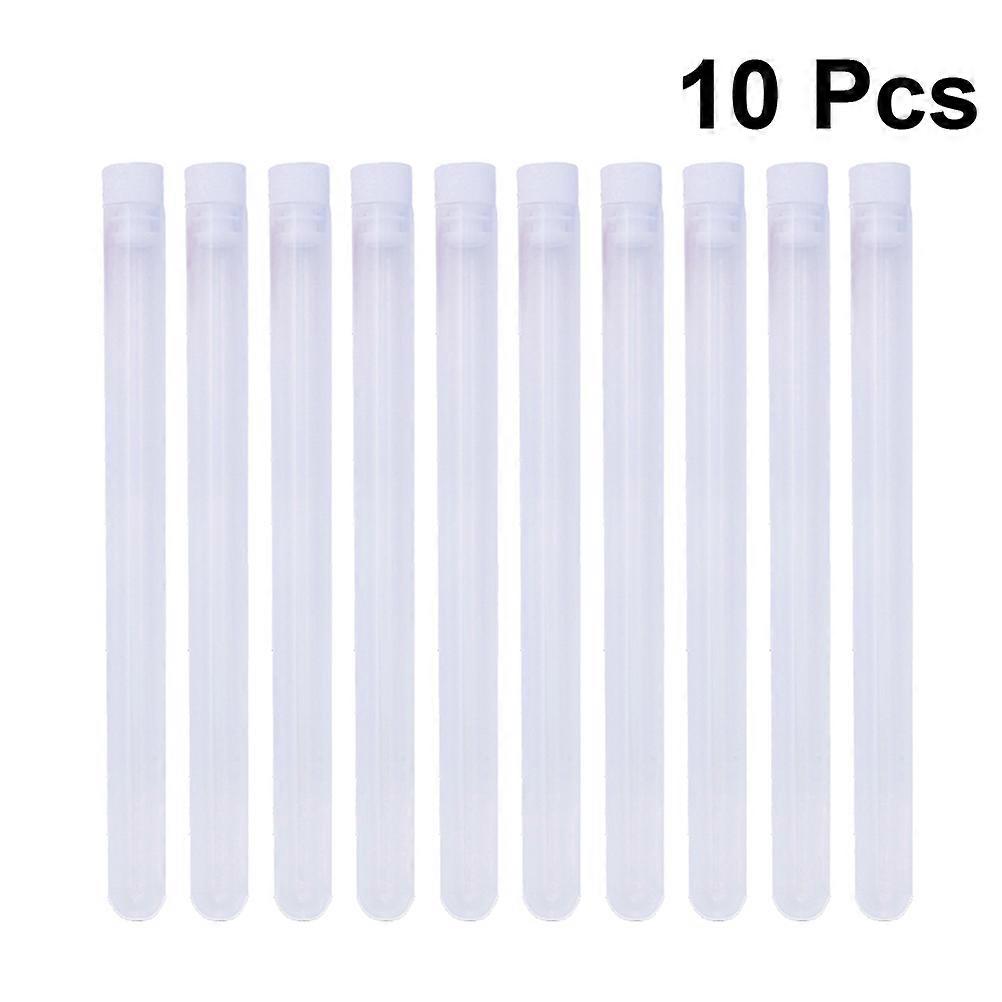 Plastic Transparent Storage Barrel for Needles Organizer 10Pcs Set