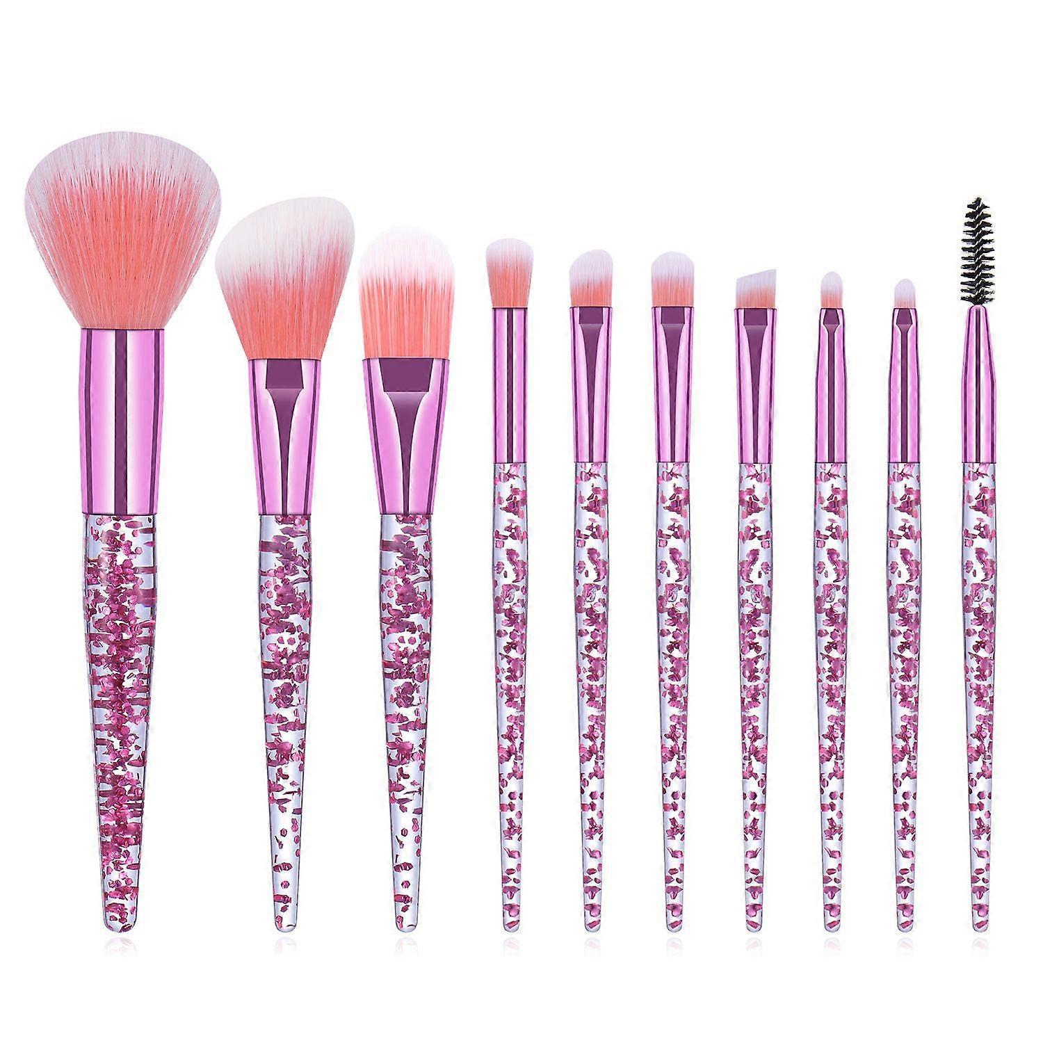 Pink-10pcs High Quality Makeup Brush Set1setpink
