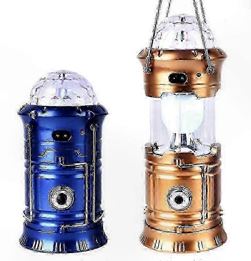 Rechargeable LED Lantern for Camping, Outdoor Flashlight, Stage Disco Light