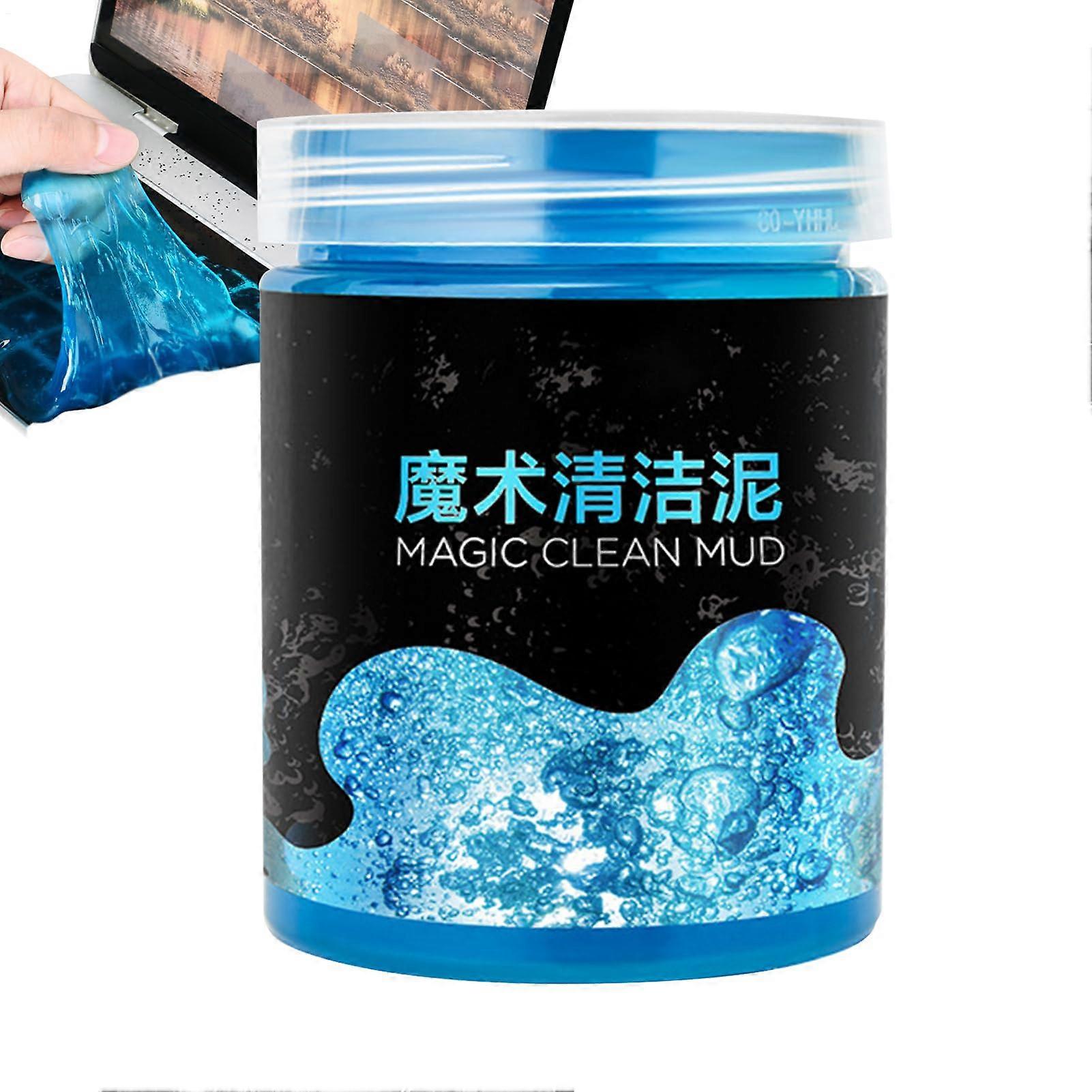 Car Cleaning Gel 200g Deep Dust Removal Reusable for Dashboard Vents and Interior Detailing