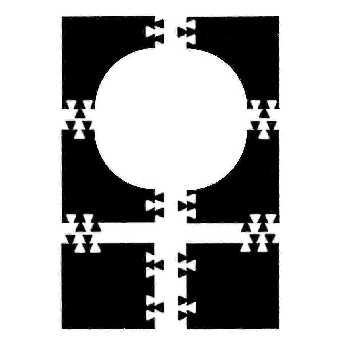 6Pcs Backboards Wall Protector EVA Spliced Backboards Board Surround Ring compatible with 45cm Board Lovers