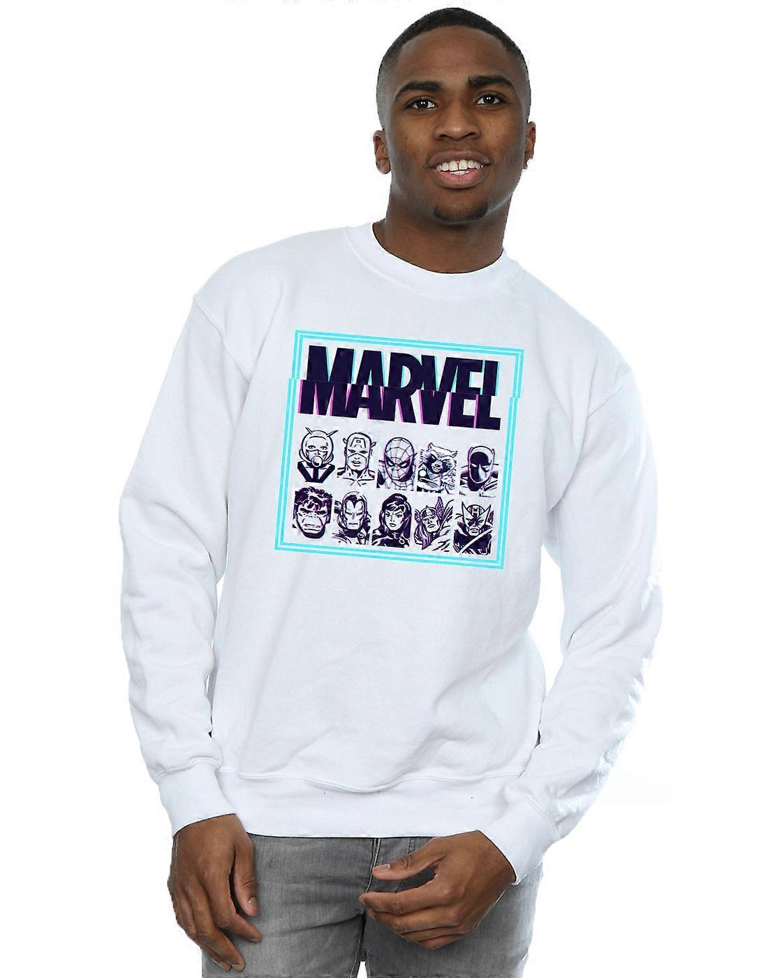 Marvel Men's Comics Glitch Sweatshirt