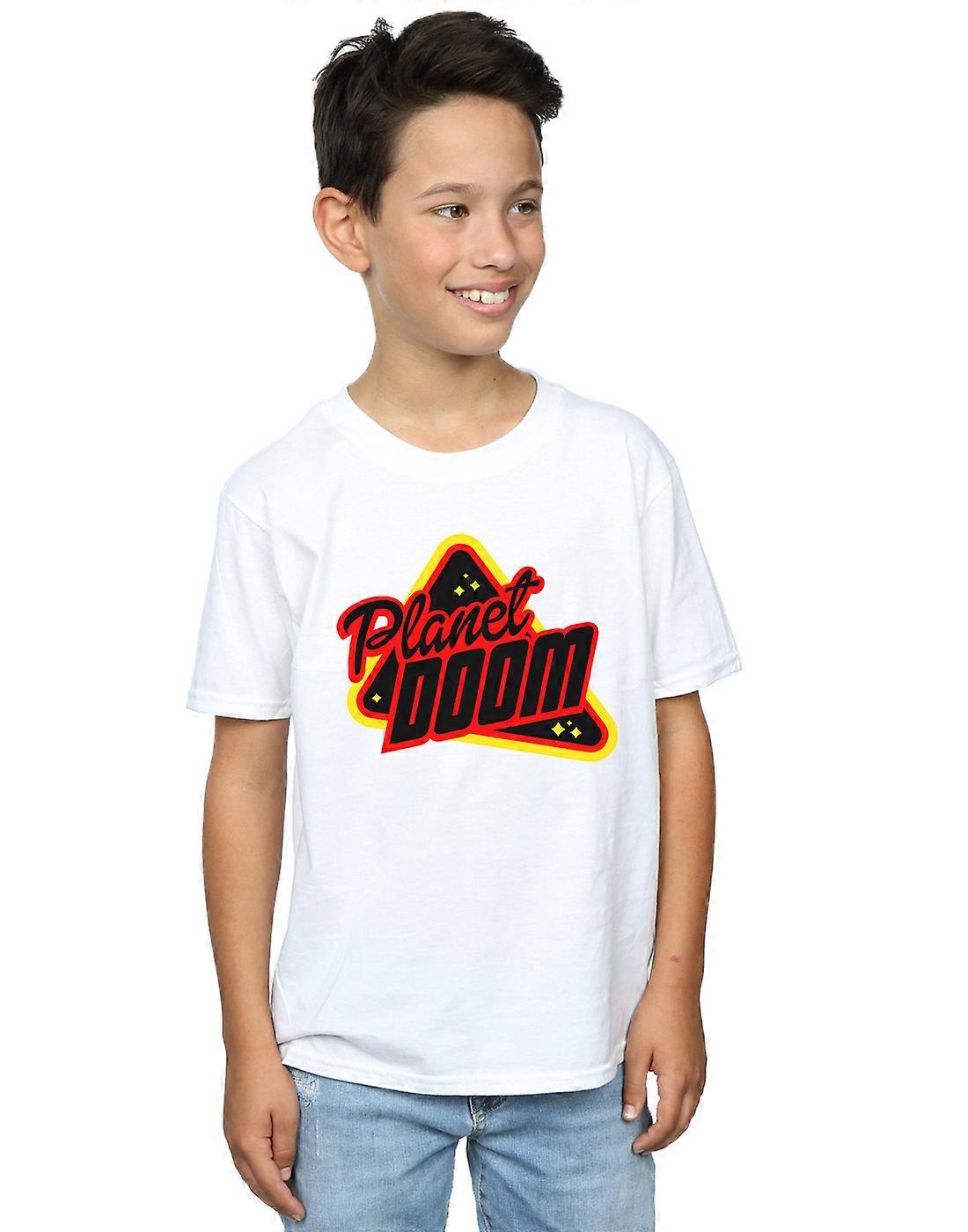 Ready Player One Boys Planet Doom Logo T-Shirt