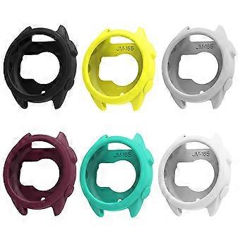 6Pcs Compatible For Garmin Forerunner 165 Protective Case Set Multi Color Silicone Watch Cover
