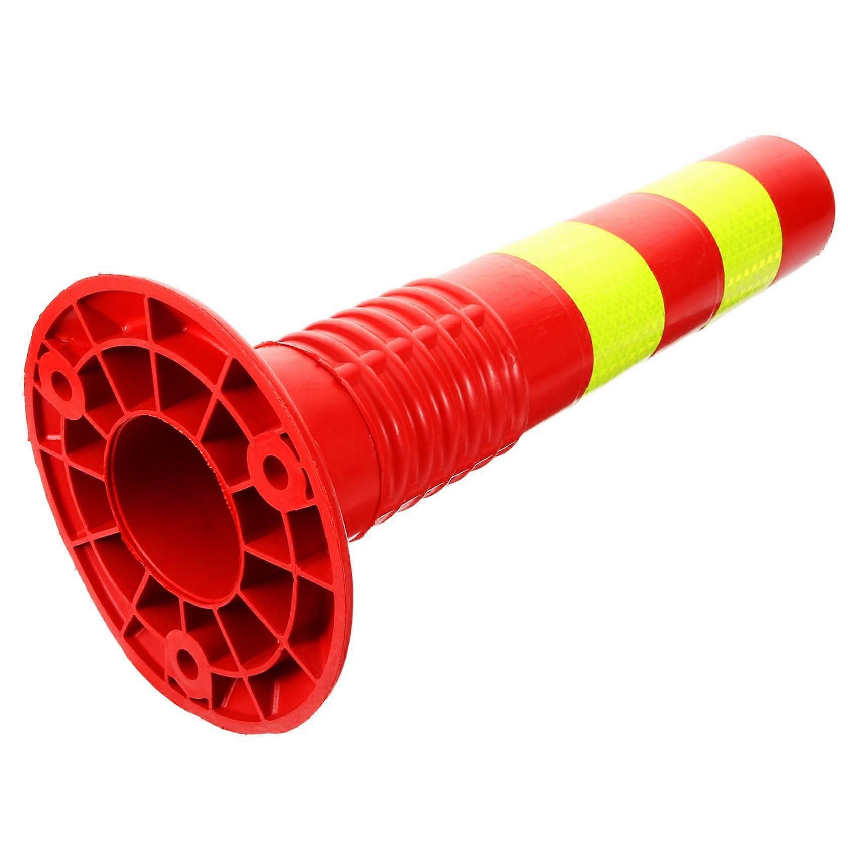 Driveway Safety Bollard with  Reflective Surface, ImpactResistant Design, Quick Install