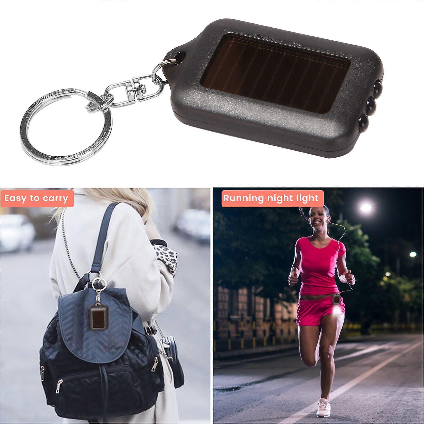 Solar-powered LED Flashlight / Keychain