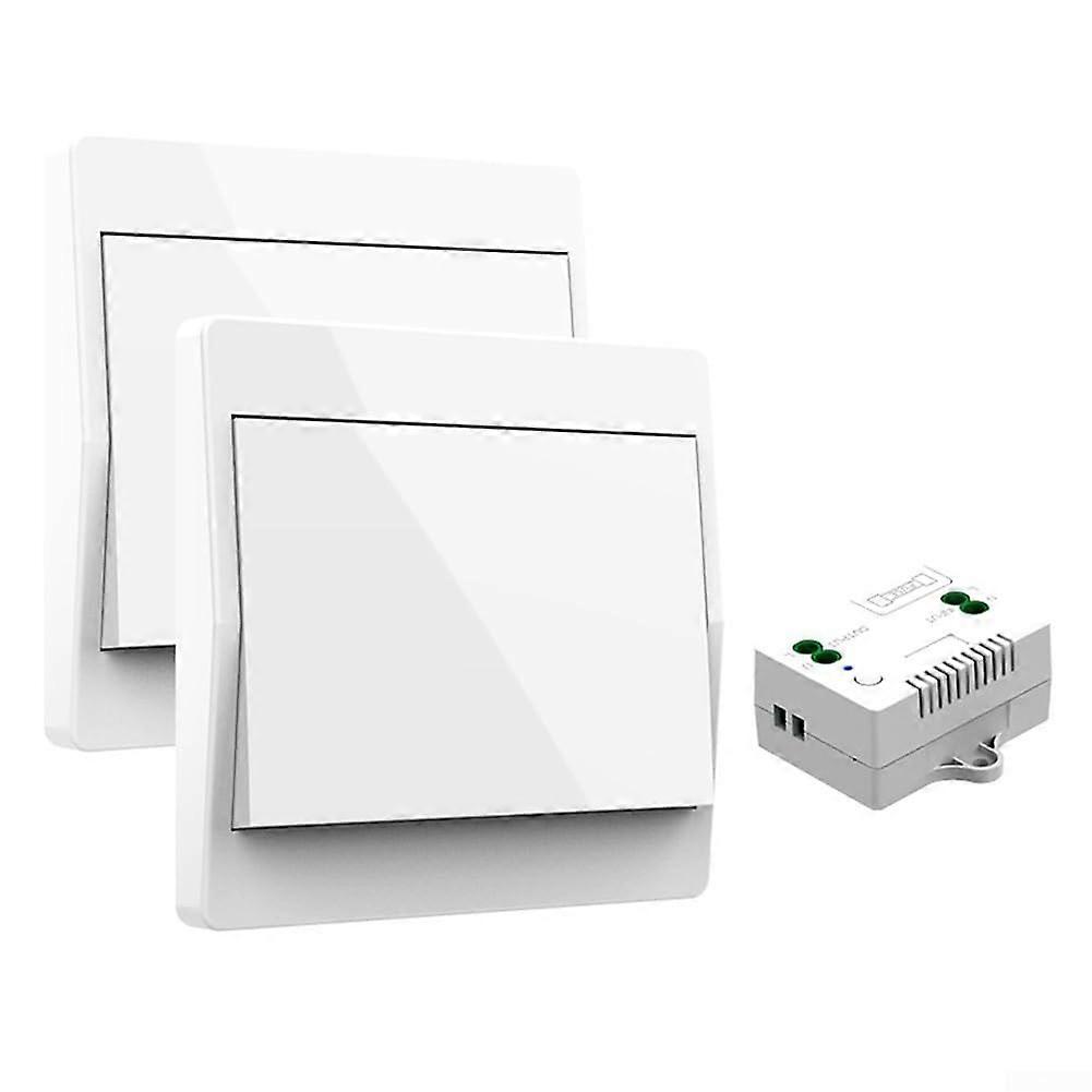 Wireless Self Powered Waterproof Light Switch 433MHz No Wiring Battery  for Home Bathroom