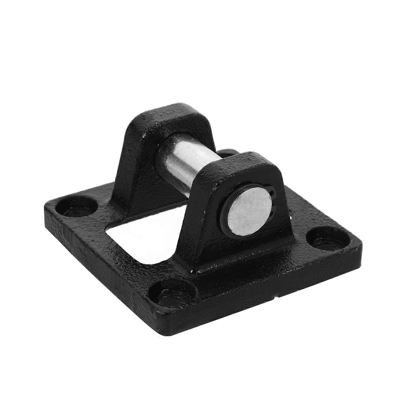 Pneumatic Cylinder Mounting Bracket with Bolts, Double Ear Design, Durable Iron Base, Universal Fit