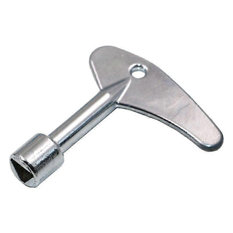 Silver metal triangular key, meter box key for gas meter box, triangular distribution cabinet key