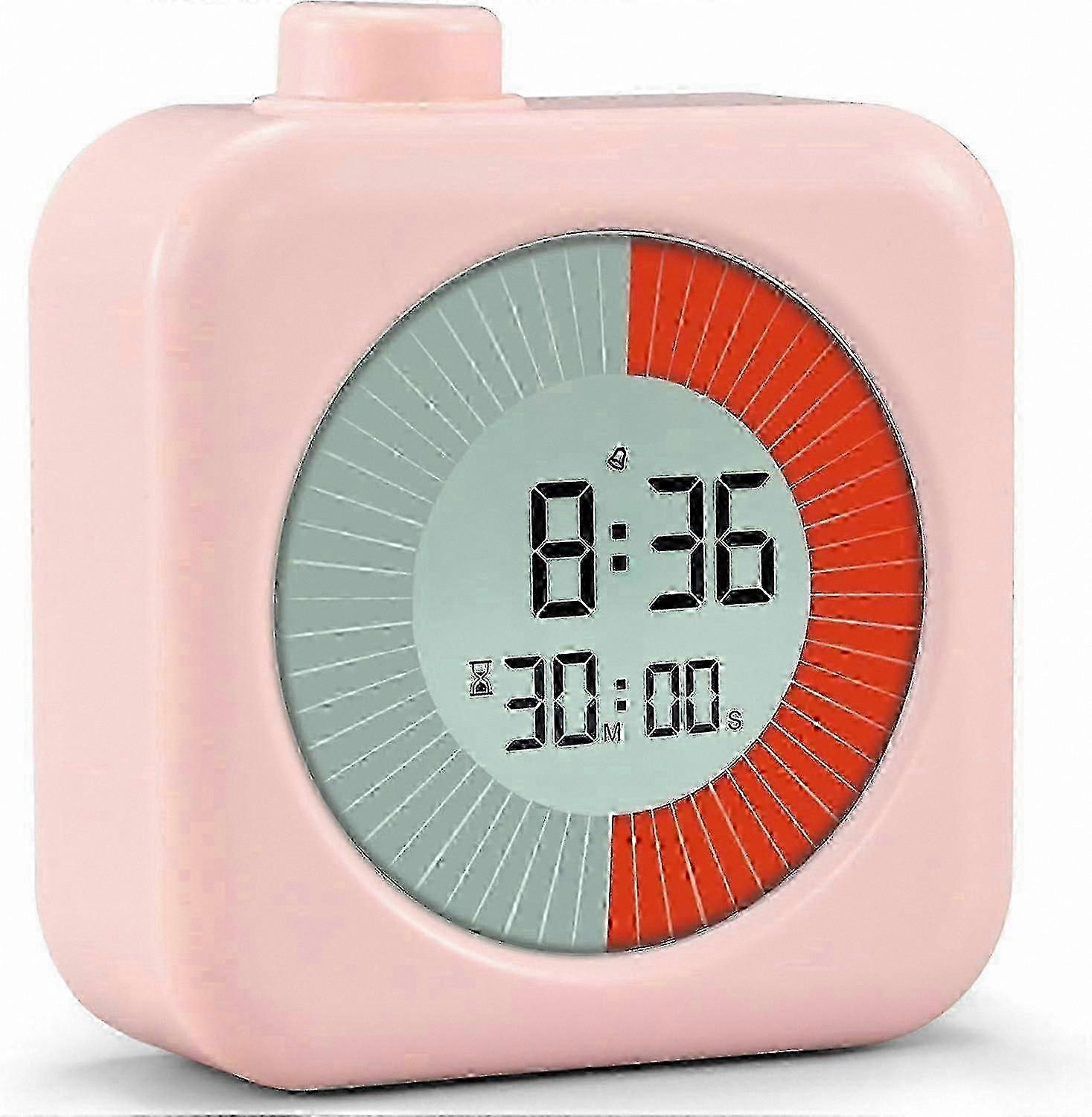 60-Minute Digital Visual Timer with LCD Screen, 3-in-1 Countdown Rotation for Time Management and Eon Tool