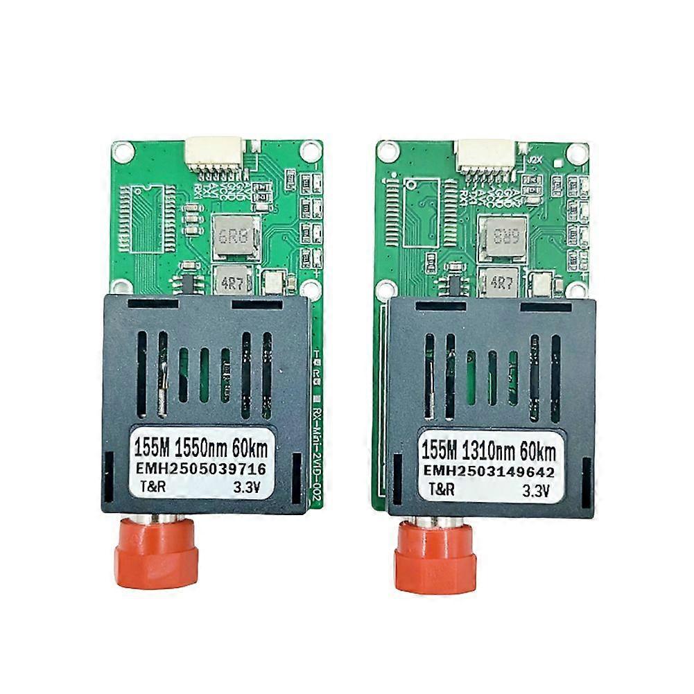 TTL Optical Transceiver Module 60KM Optical End Device Dedicated Optical Port ST Interface Module UART/SBUS