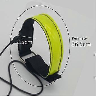 2pcs Bracelet Illuminé Rechargeable USB avec Dragonne Éclairée