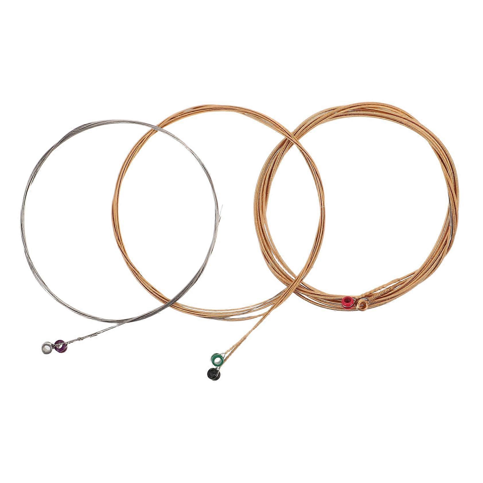 6 String Acoustic Guitar Strings Set for Beginners and Professionals Balanced Tone