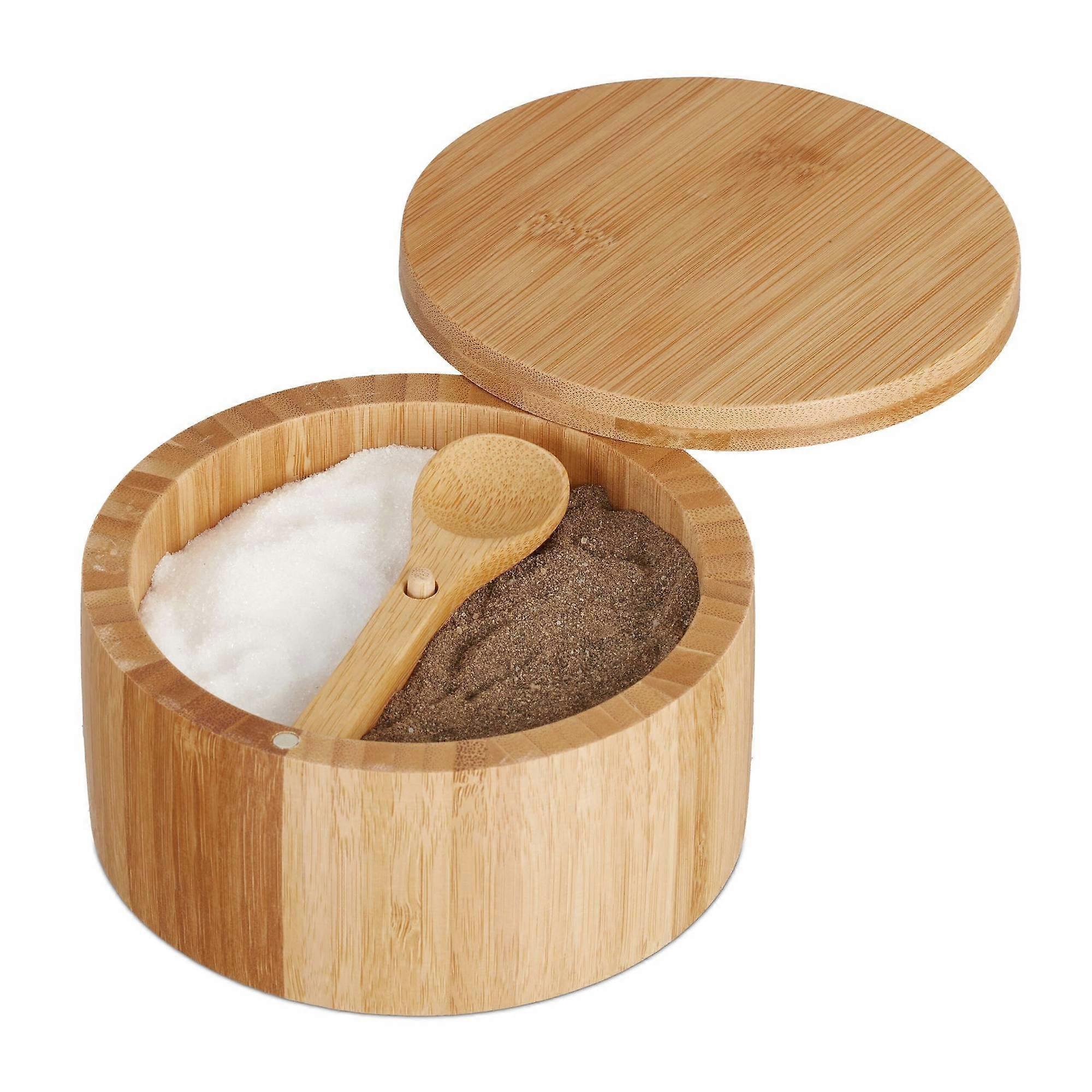 Saltbehållare med lock