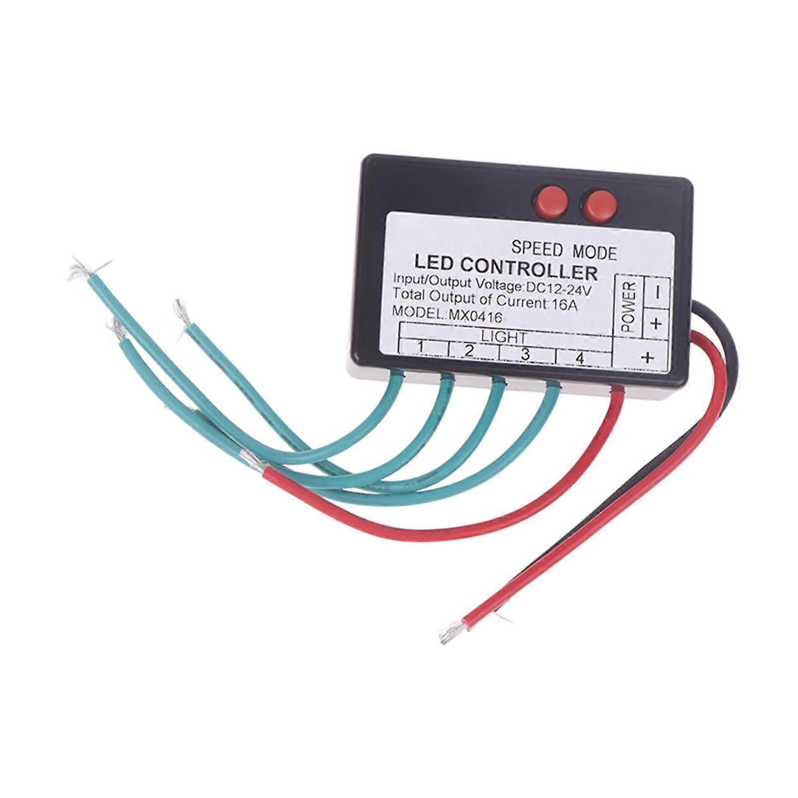 12V-24V Single Color LED Strip Light Controller, Luminous Words Exposed Light