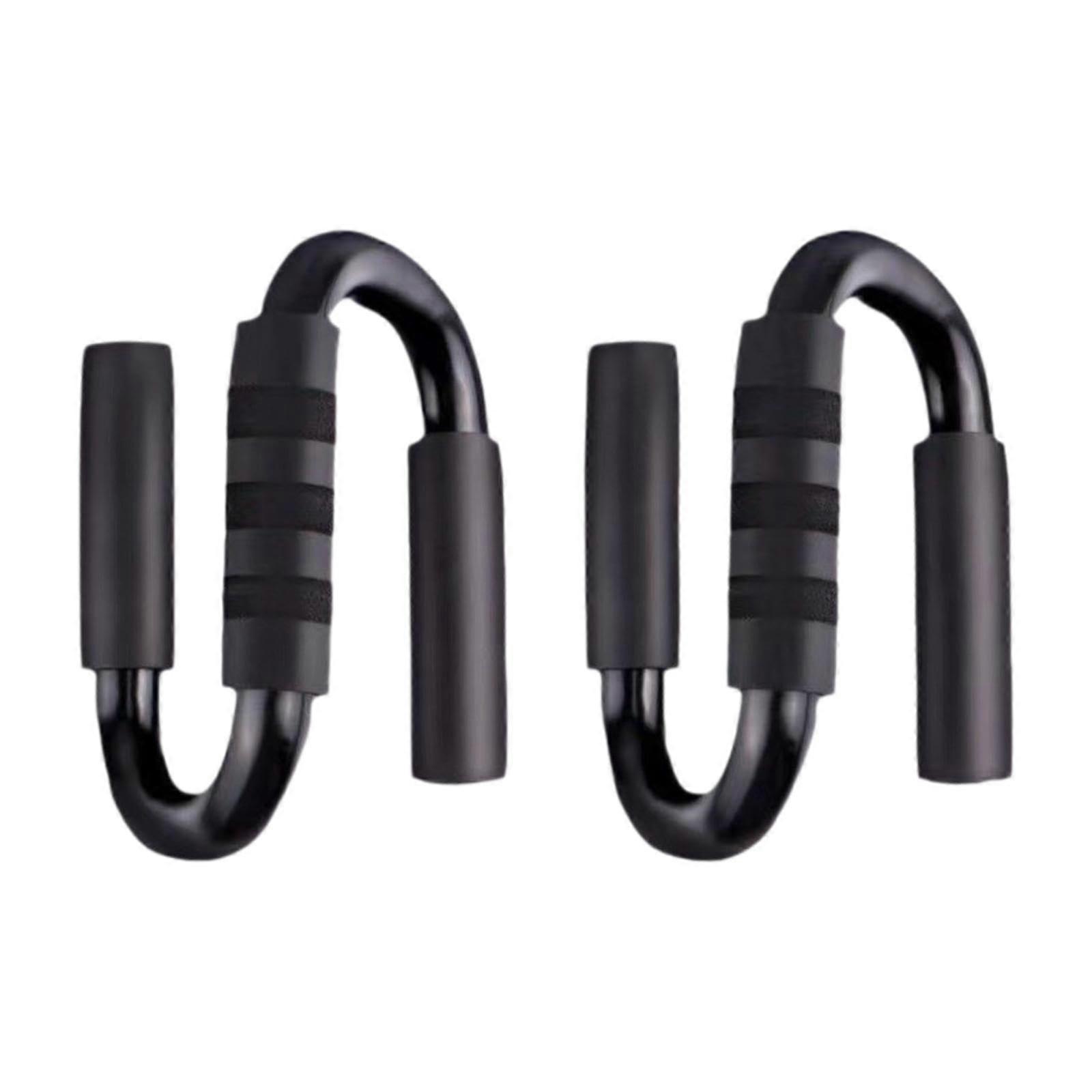 Push Up Bars with Foam Grips, S Shape Handles, Triangular Support, 200kg Capacity for Home Workout